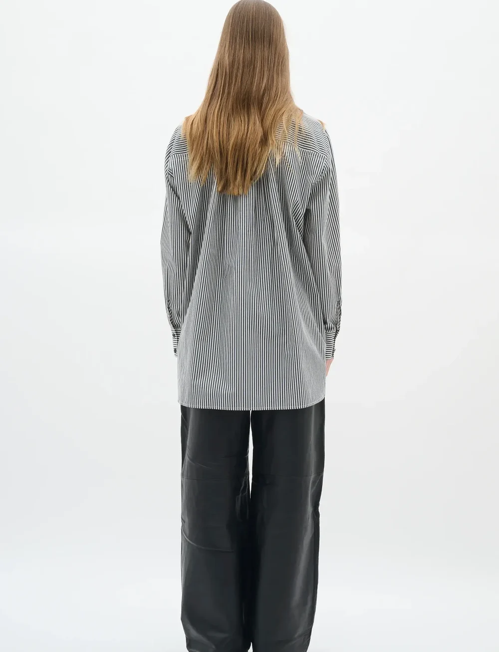 InWear - NataljaIW Shirt - langærmede skjorter - black stripe - 4