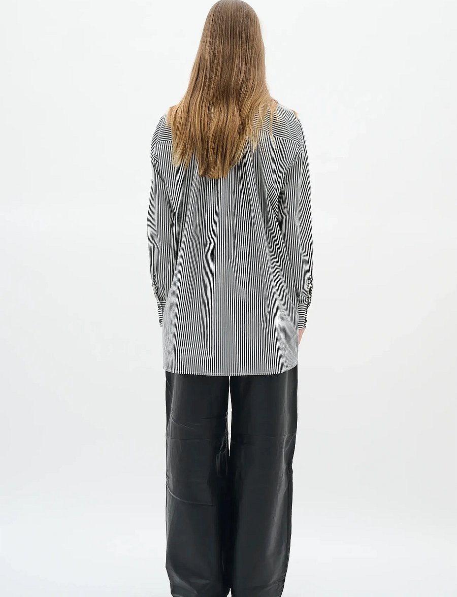InWear - NataljaIW Shirt - langärmlige hemden - black stripe - 4