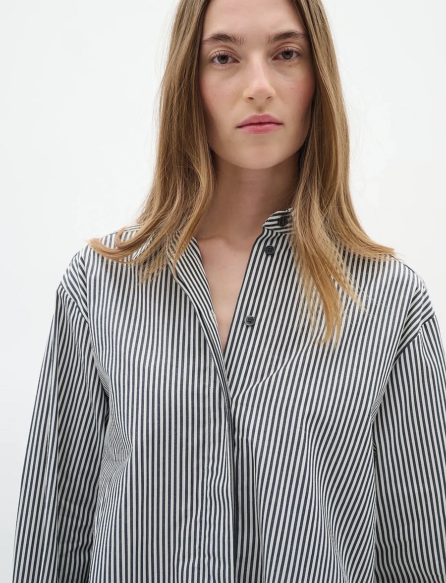 InWear - NataljaIW Shirt - langärmlige hemden - black stripe - 5