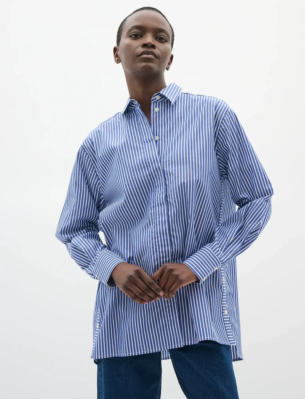 InWear - NataljaIW Shirt - langærmede skjorter - sodalite blue stripe - 0