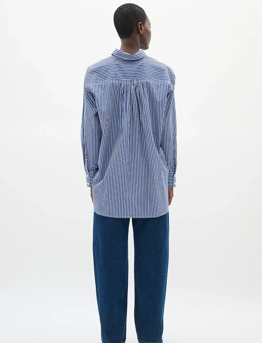 InWear - NataljaIW Shirt - langärmlige hemden - sodalite blue stripe - 4