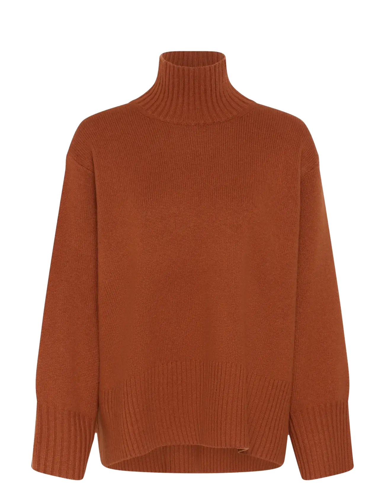 InWear GeaIW Kaxy Highneck - Kläder - BRANDY BROWN MELANGE / brown
