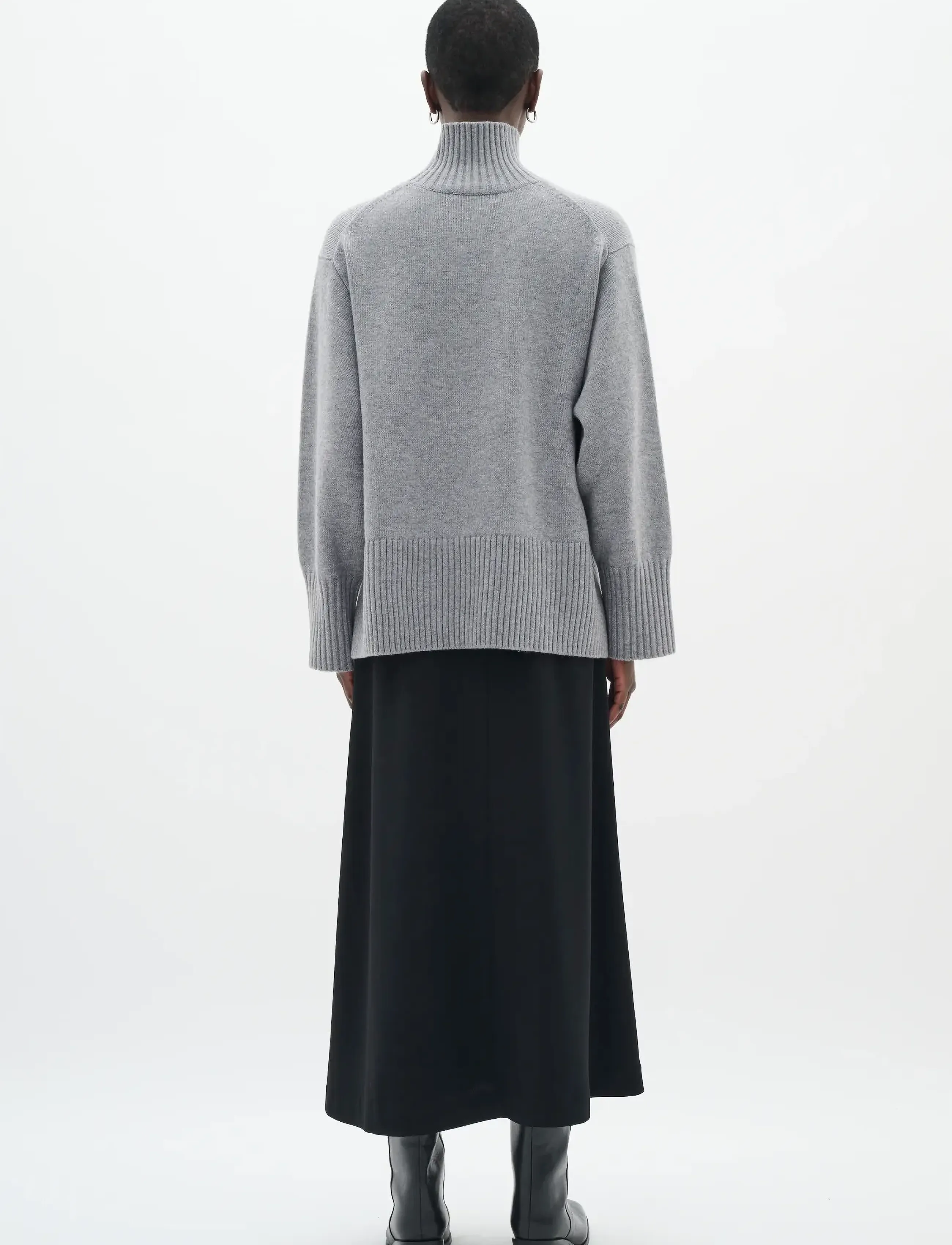 InWear - GeaIW Kaxy Highneck - džemperi - granite melange - 4