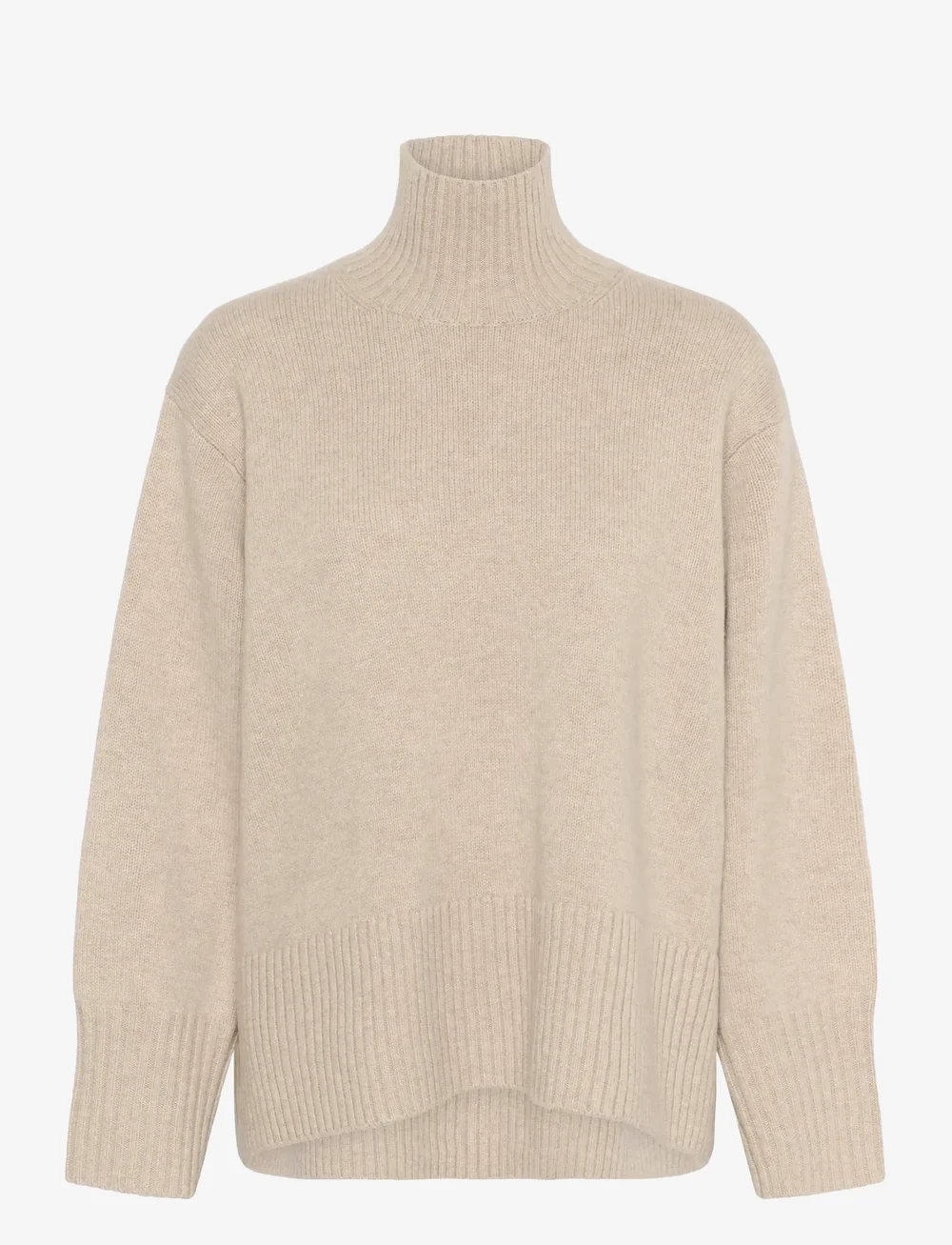 InWear - GeaIW Kaxy Highneck - stickade tröjor - haze melange - 1