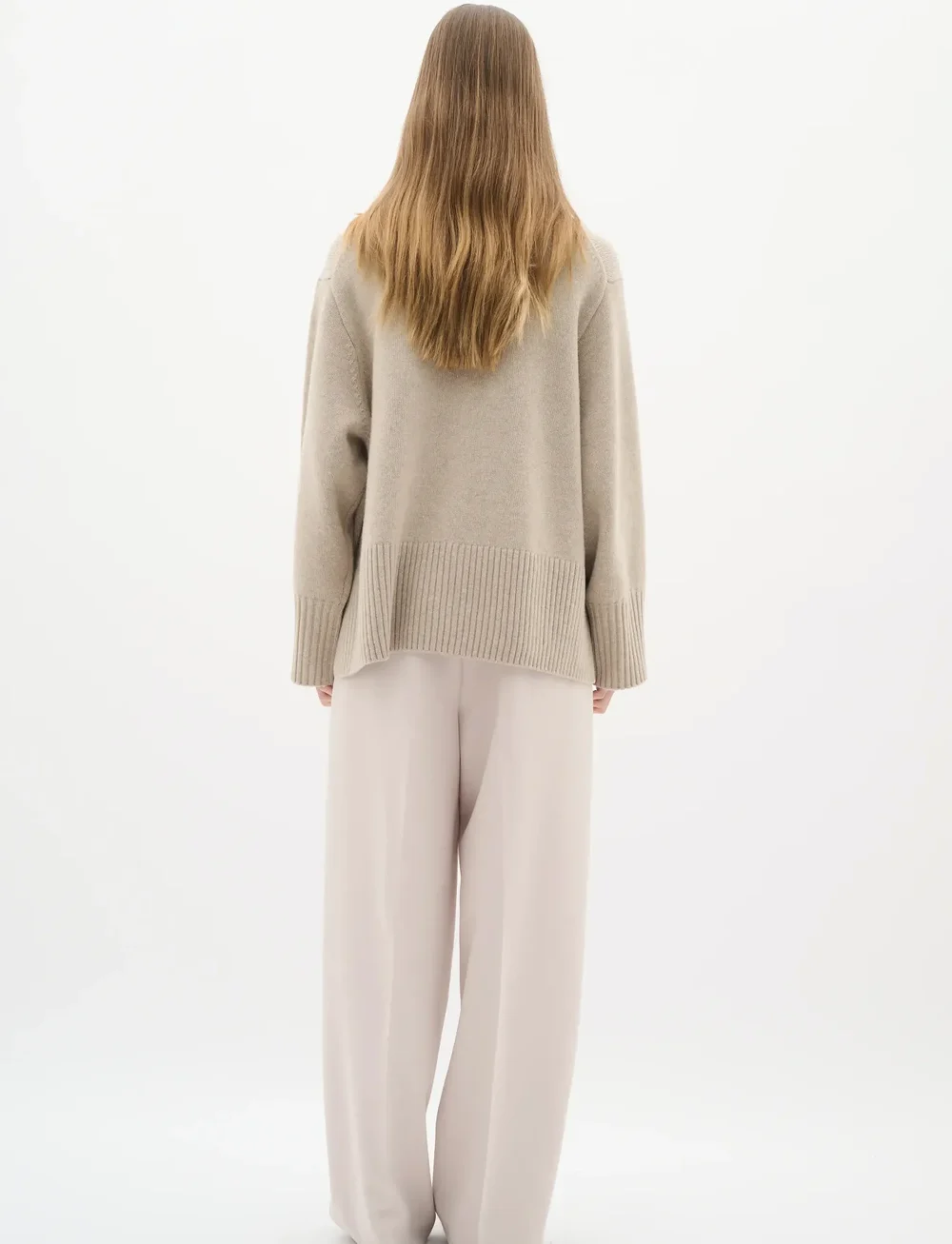 InWear - GeaIW Kaxy Highneck - stickade tröjor - haze melange - 4