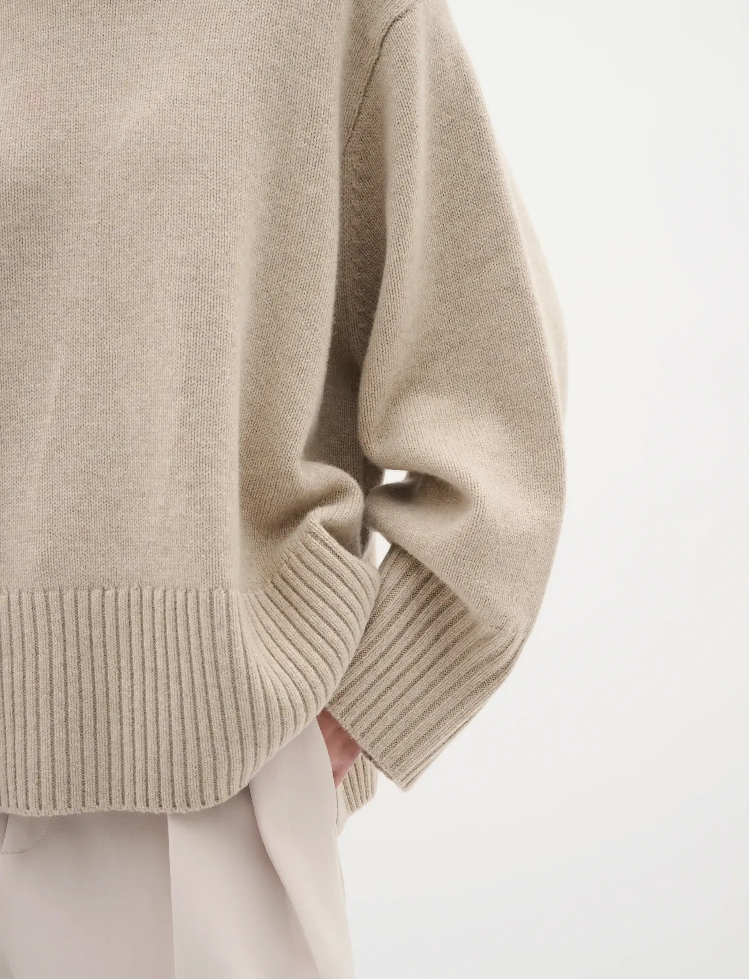 InWear - GeaIW Kaxy Highneck - jumpers - haze melange - 5