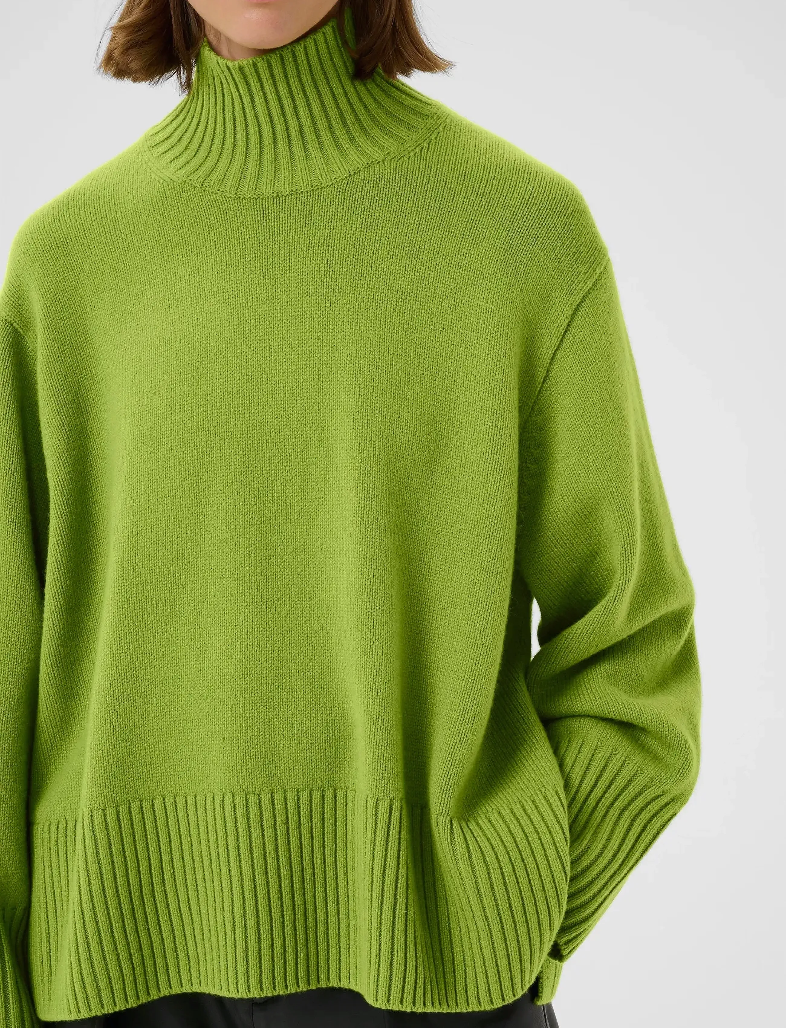 InWear - GeaIW Kaxy Highneck - jumpers - kelp forest - 5
