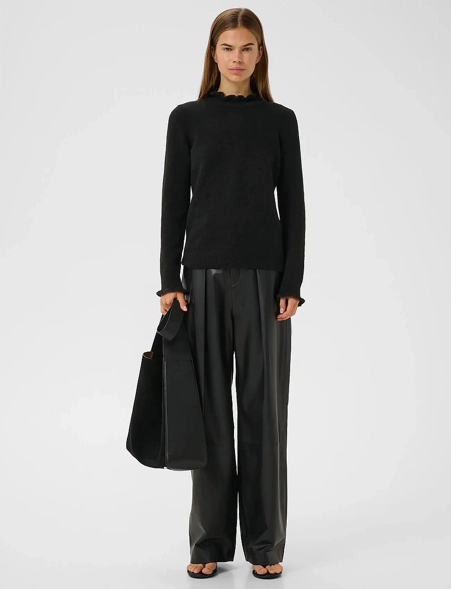 InWear - GuniIW Anaja Pullover - kampsunid - black - 3