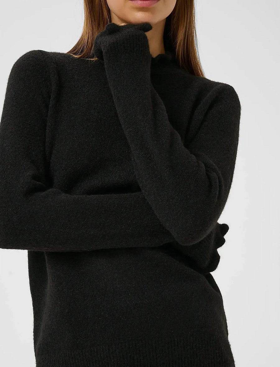 InWear - GuniIW Anaja Pullover - kampsunid - black - 5