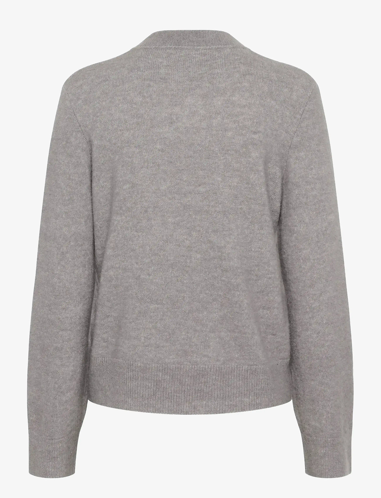 InWear - GuniIW V-Neck - stickade tröjor - granite melange - 1