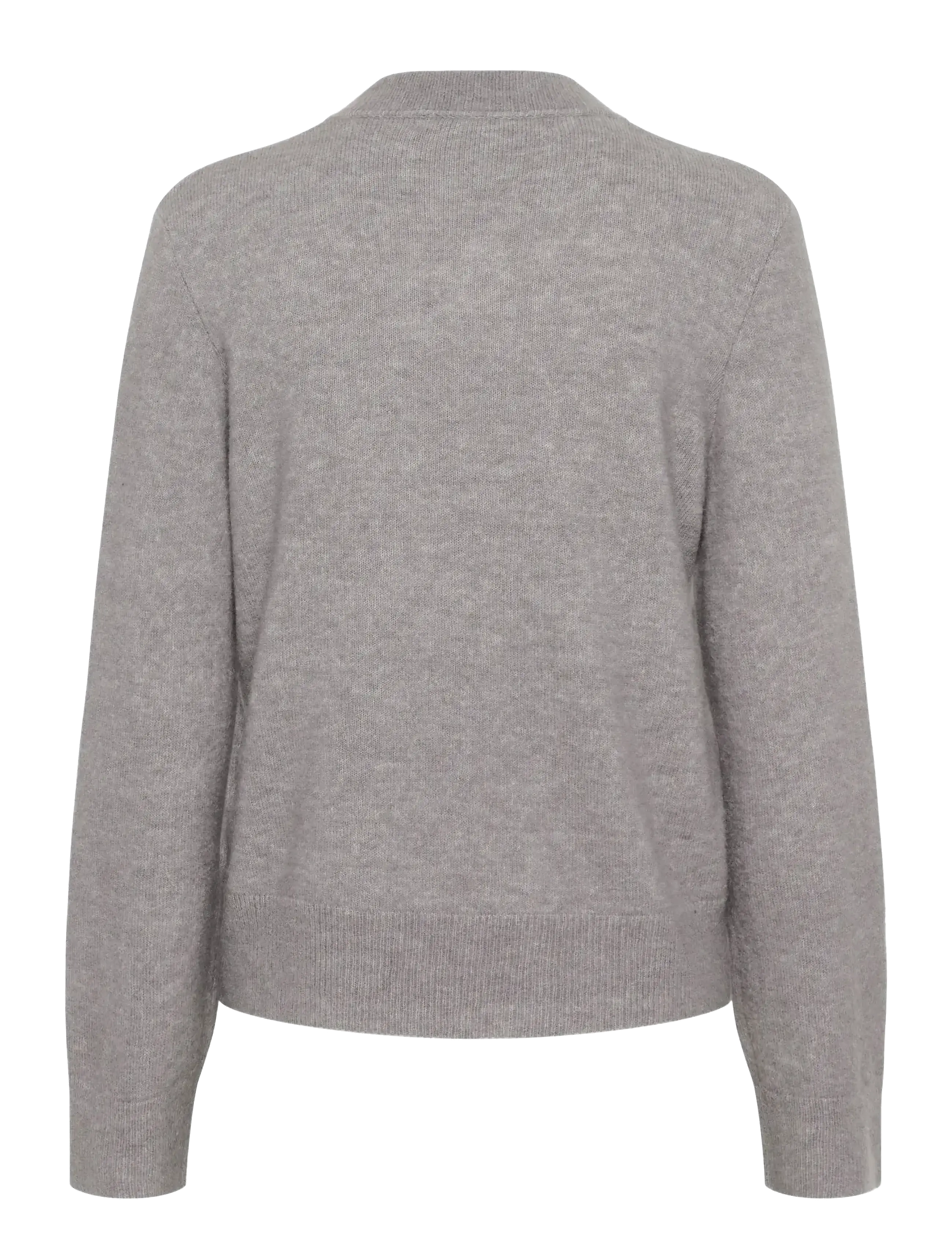 InWear - GuniIW V-Neck - neulepuserot - granite melange - 1