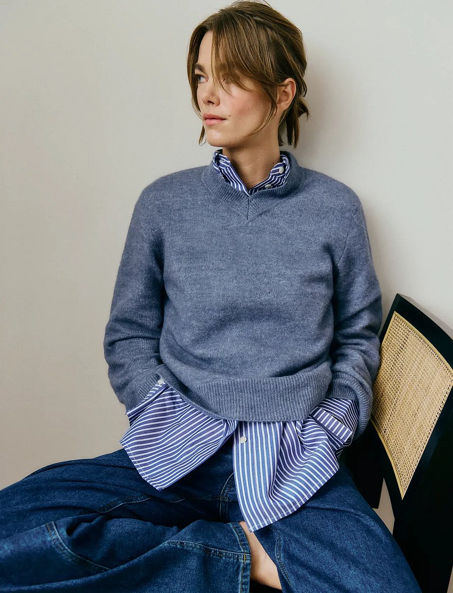 InWear - GuniIW V-Neck - striktrøjer - wild wind - 0