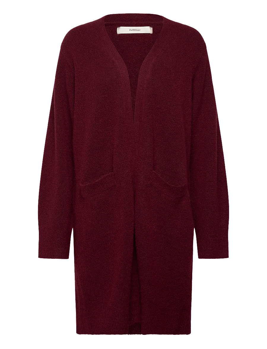 InWear - GUNIIW CARDIGAN - cardigans - cabernet - 1