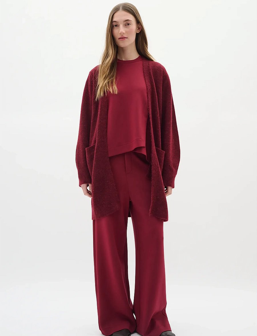 InWear - GUNIIW CARDIGAN - cardigans - cabernet - 0