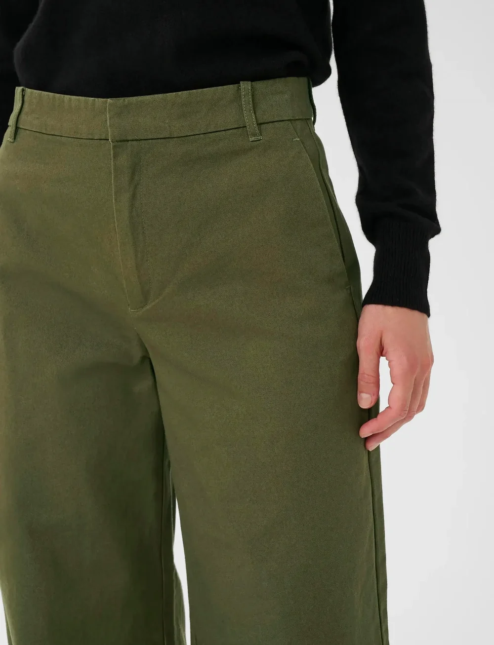 InWear - NickyIW Solina Pants - laia säärega püksid - ivy green - 5