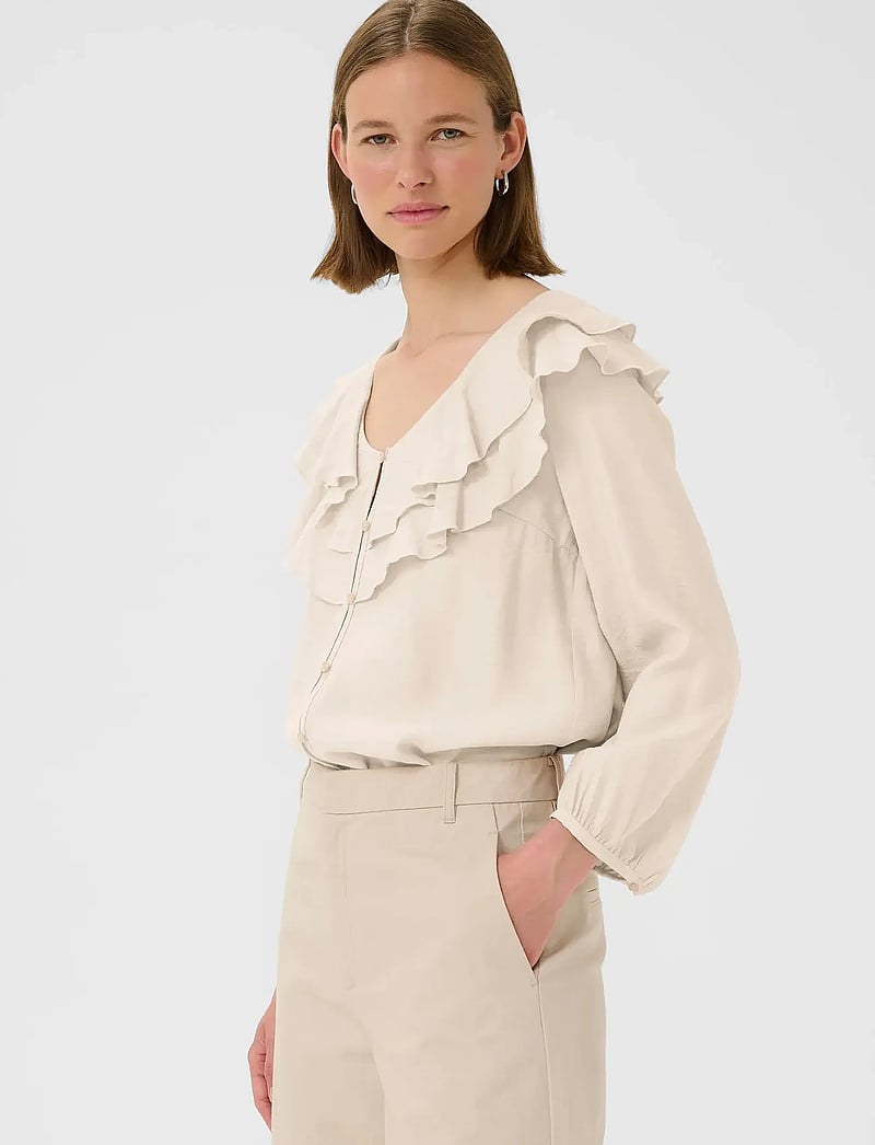 InWear - AdeliaIW Blouse - langärmlige hemden - haze - 0