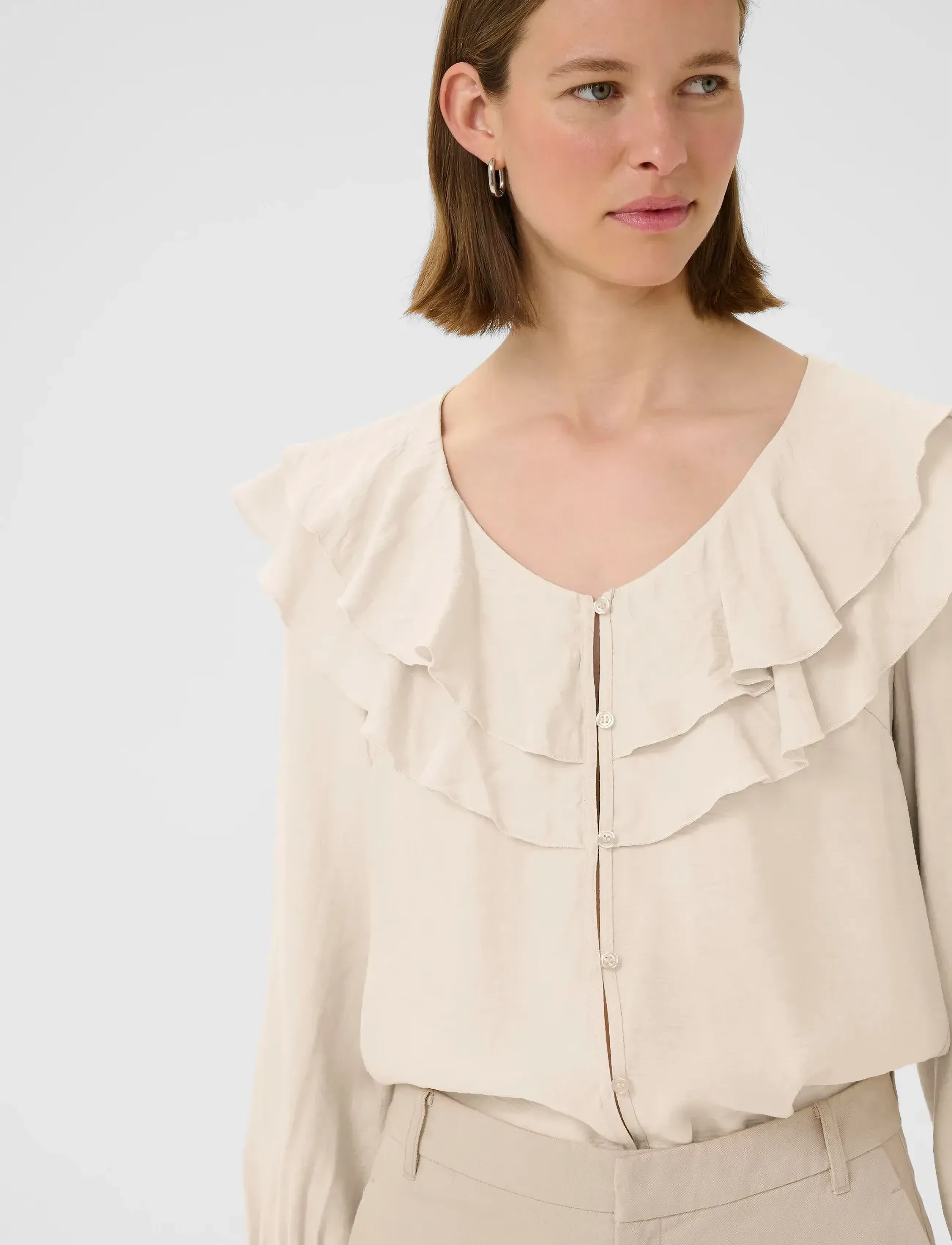 InWear - AdeliaIW Blouse - långärmade skjortor - haze - 5
