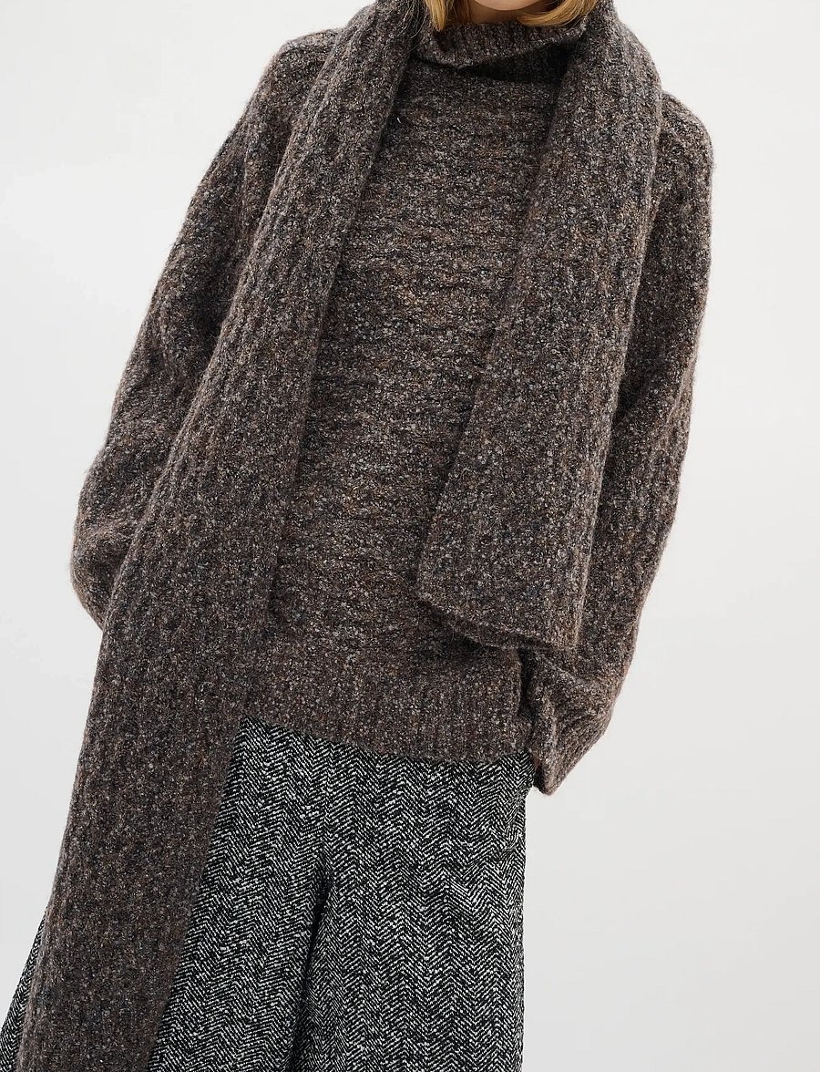 InWear - GraiaIW Scarf - wintersjaals - sandy grey melange - 0