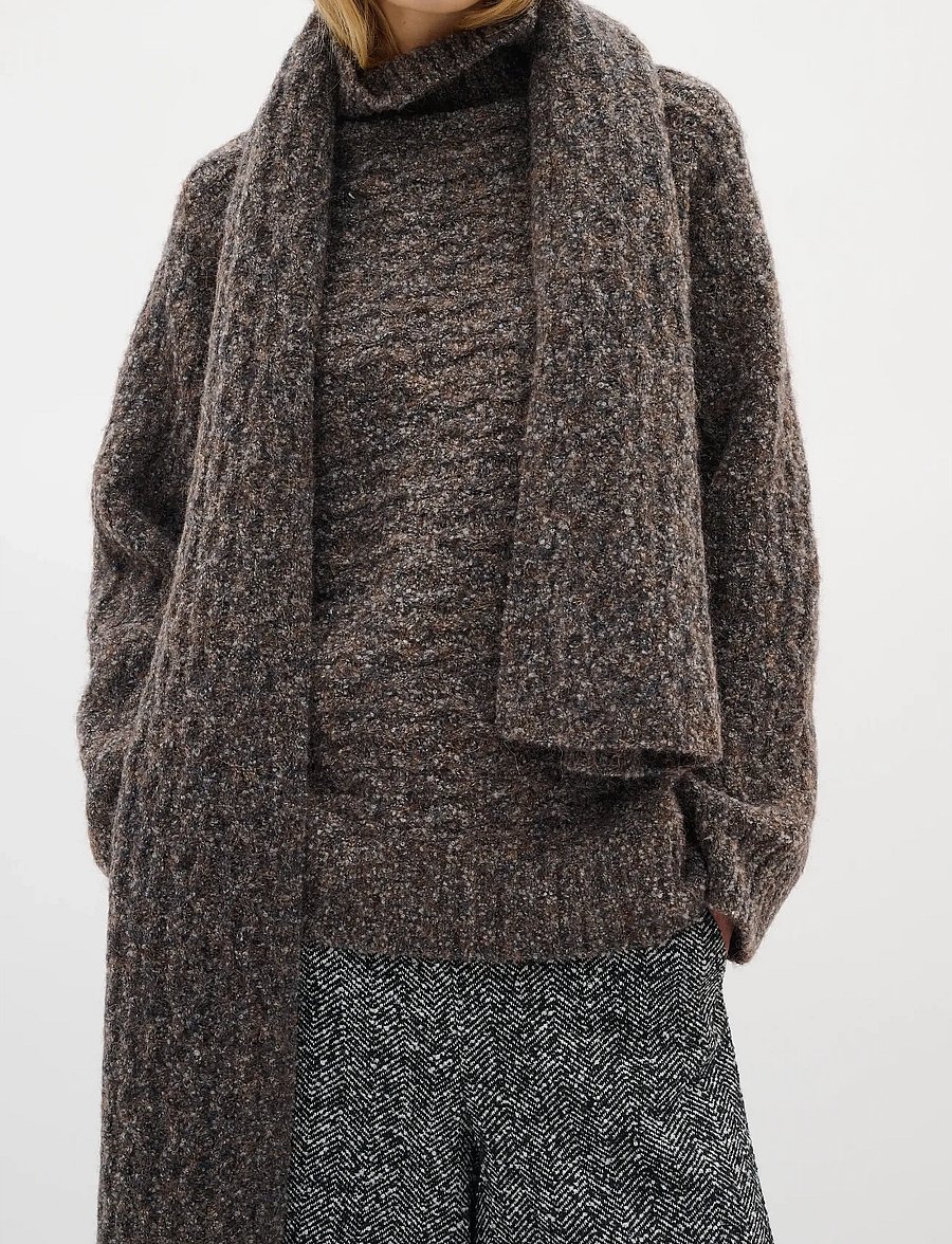 InWear - GraiaIW Scarf - wintersjaals - sandy grey melange - 3