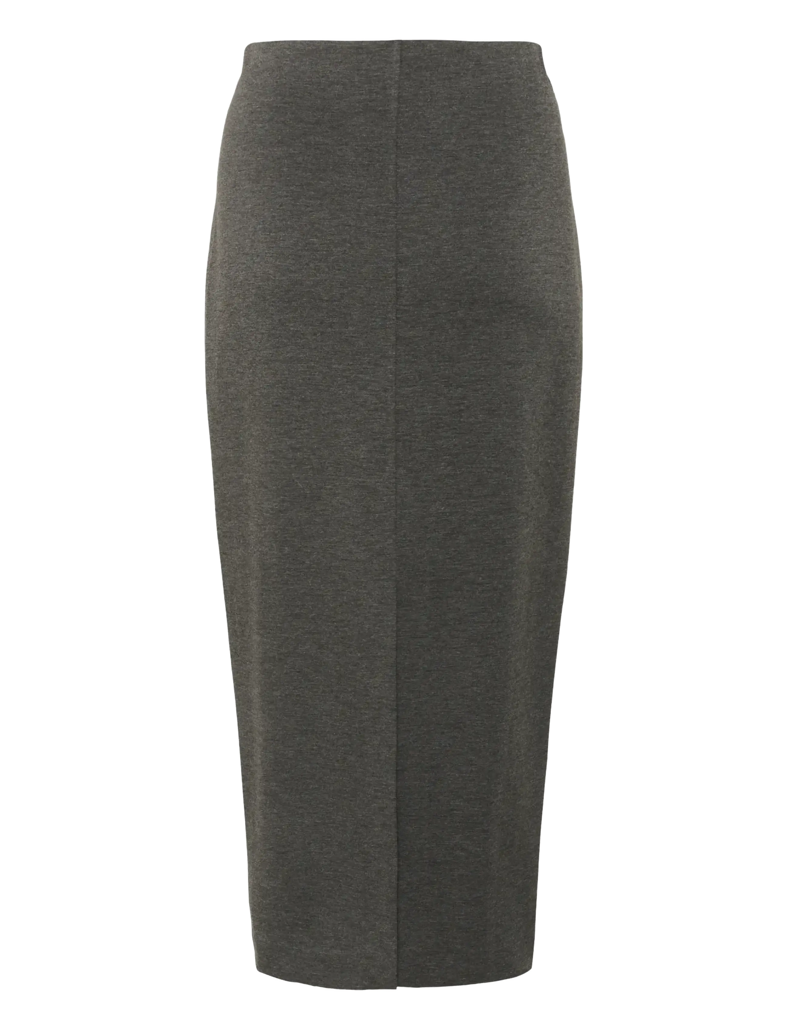 InWear - AidaIW Melange Skirt - midi nederdele - dark grey melange - 2