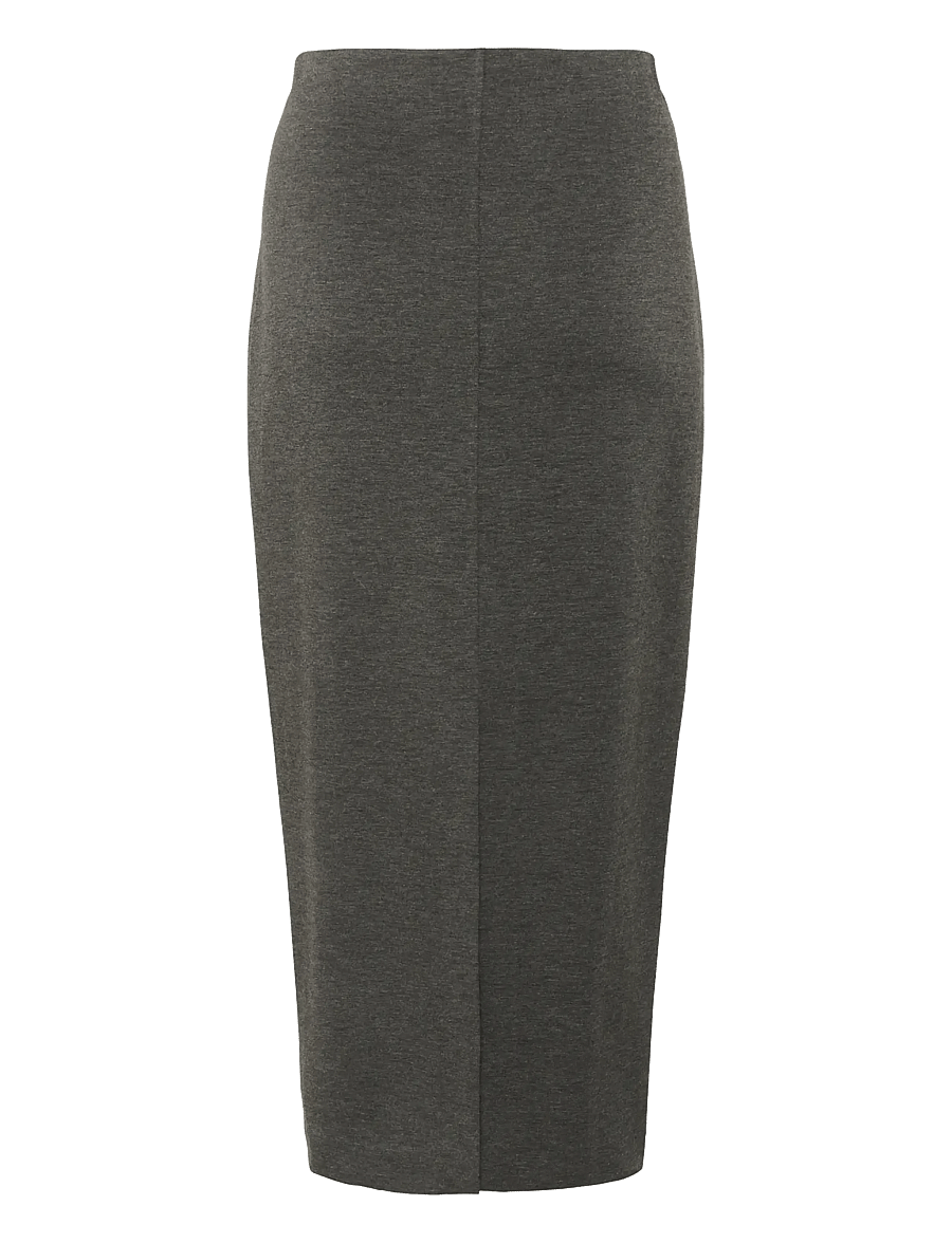 InWear - AidaIW Melange Skirt - spódnice do kolan i midi - dark grey melange - 2