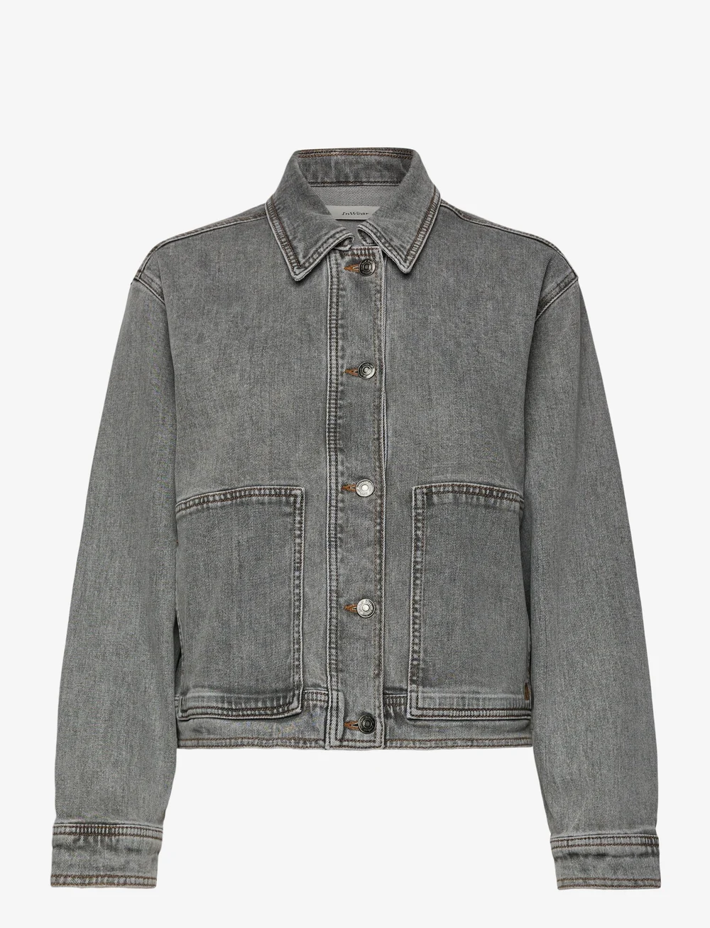 InWear - NanasIW Denim Jacket - vestes en jean - lgt.grey wash denim - 1
