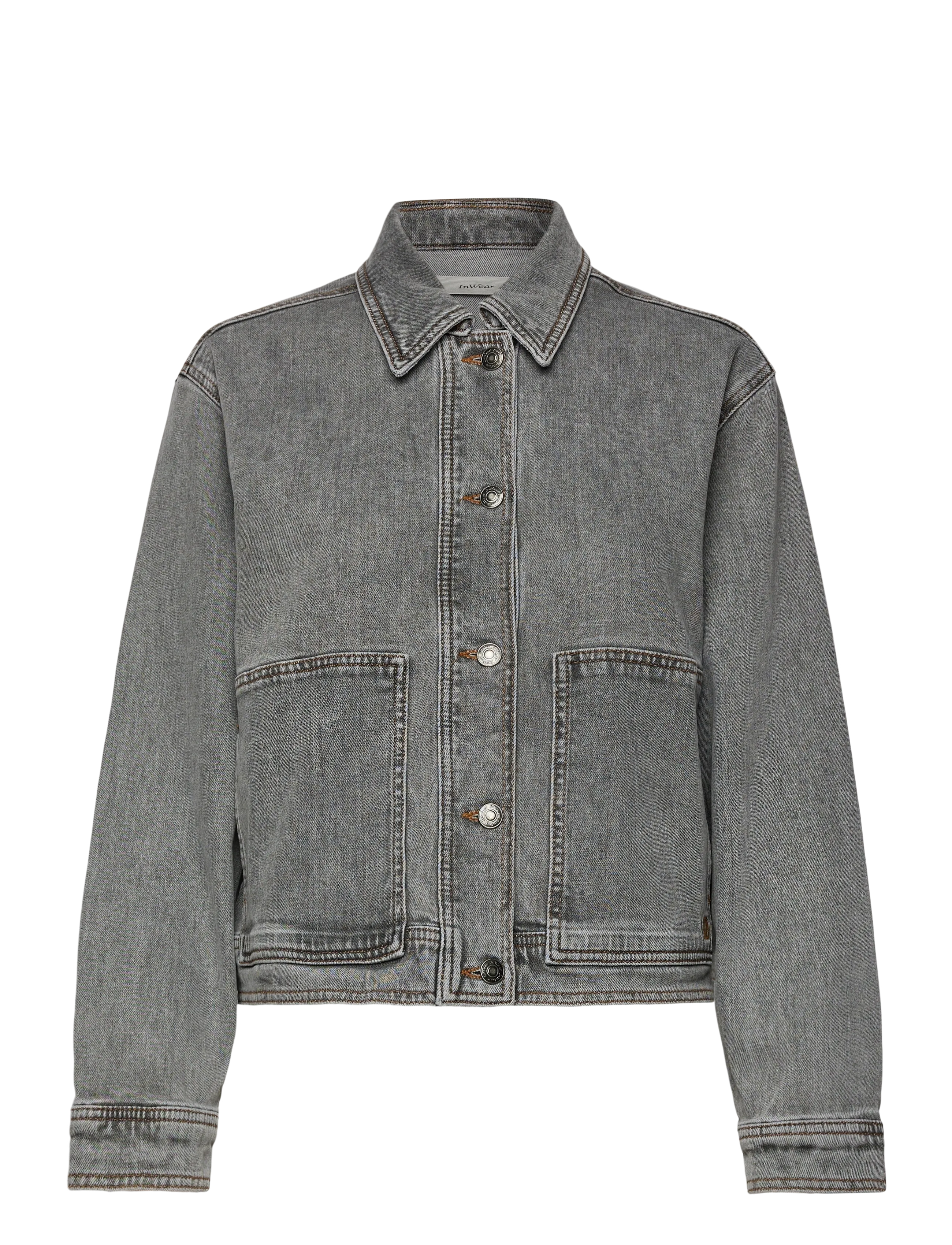 InWear NanasIW Denim Jacket - Jacken & Mäntel - LGT.GREY WASH DENIM / grey