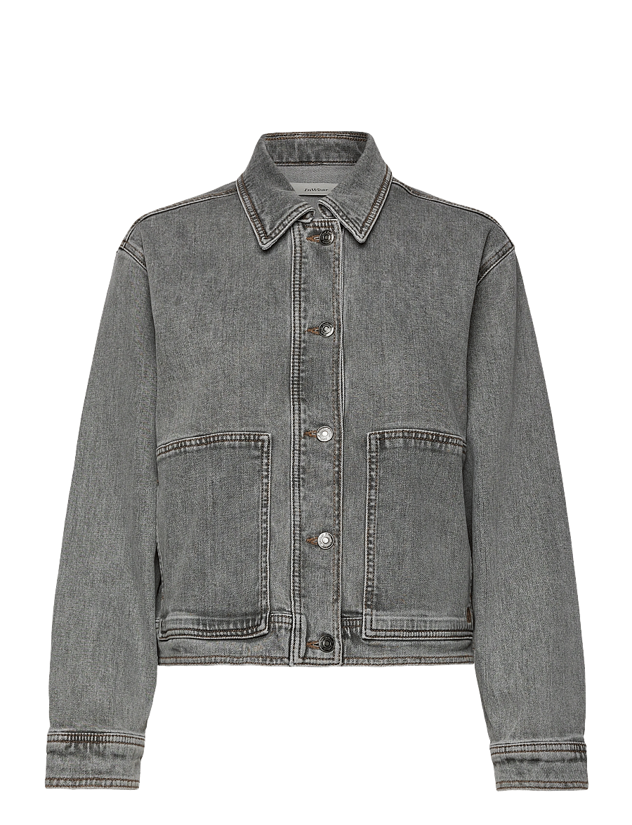 InWear - NanasIW Denim Jacket - frühlingsjacken - lgt.grey wash denim - 1