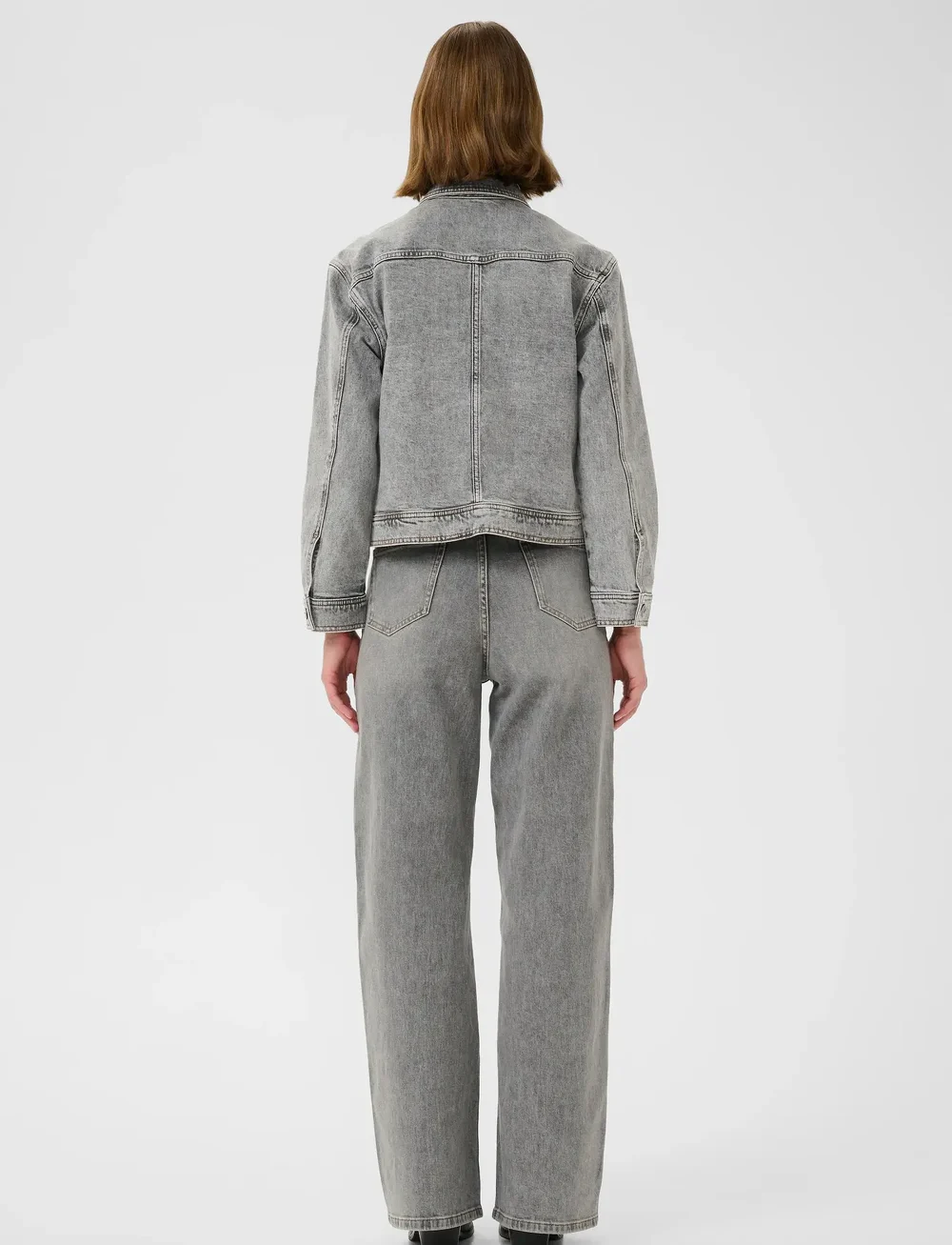 InWear - NanasIW Denim Jacket - vestes en jean - lgt.grey wash denim - 4