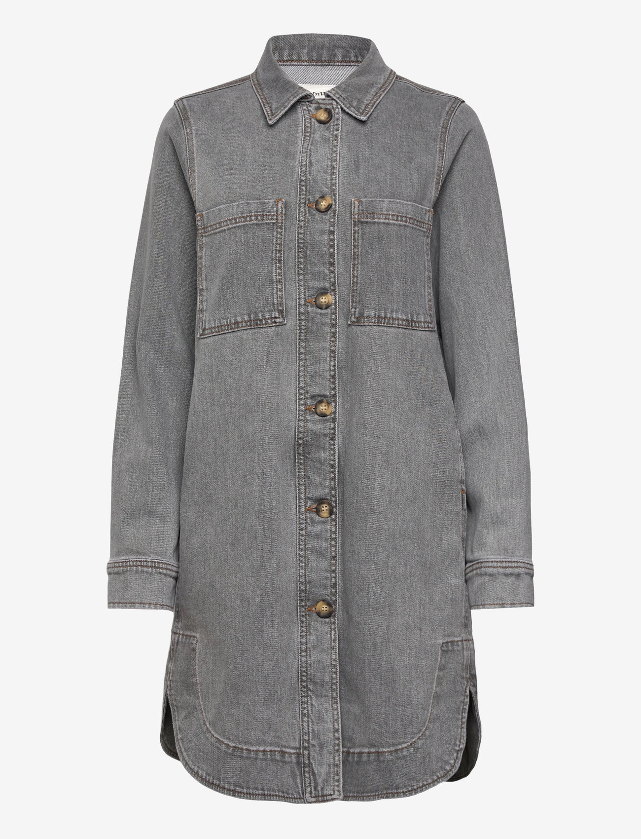 InWear - NanasIW Denim Dress - jeanskleider - lgt.grey wash denim - 1
