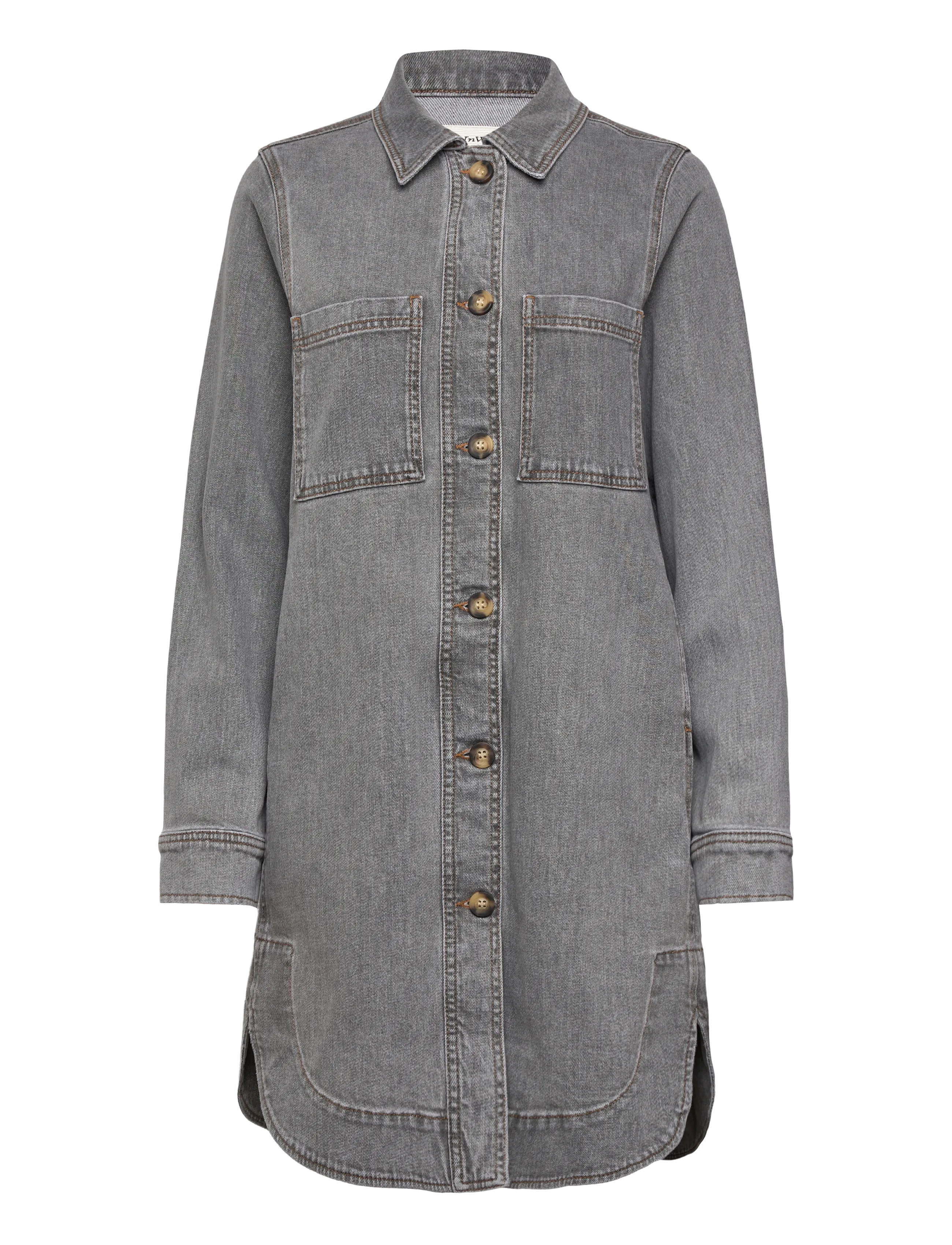 InWear NanasIW Denim Dress - Kleidid - LGT.GREY WASH DENIM / grey