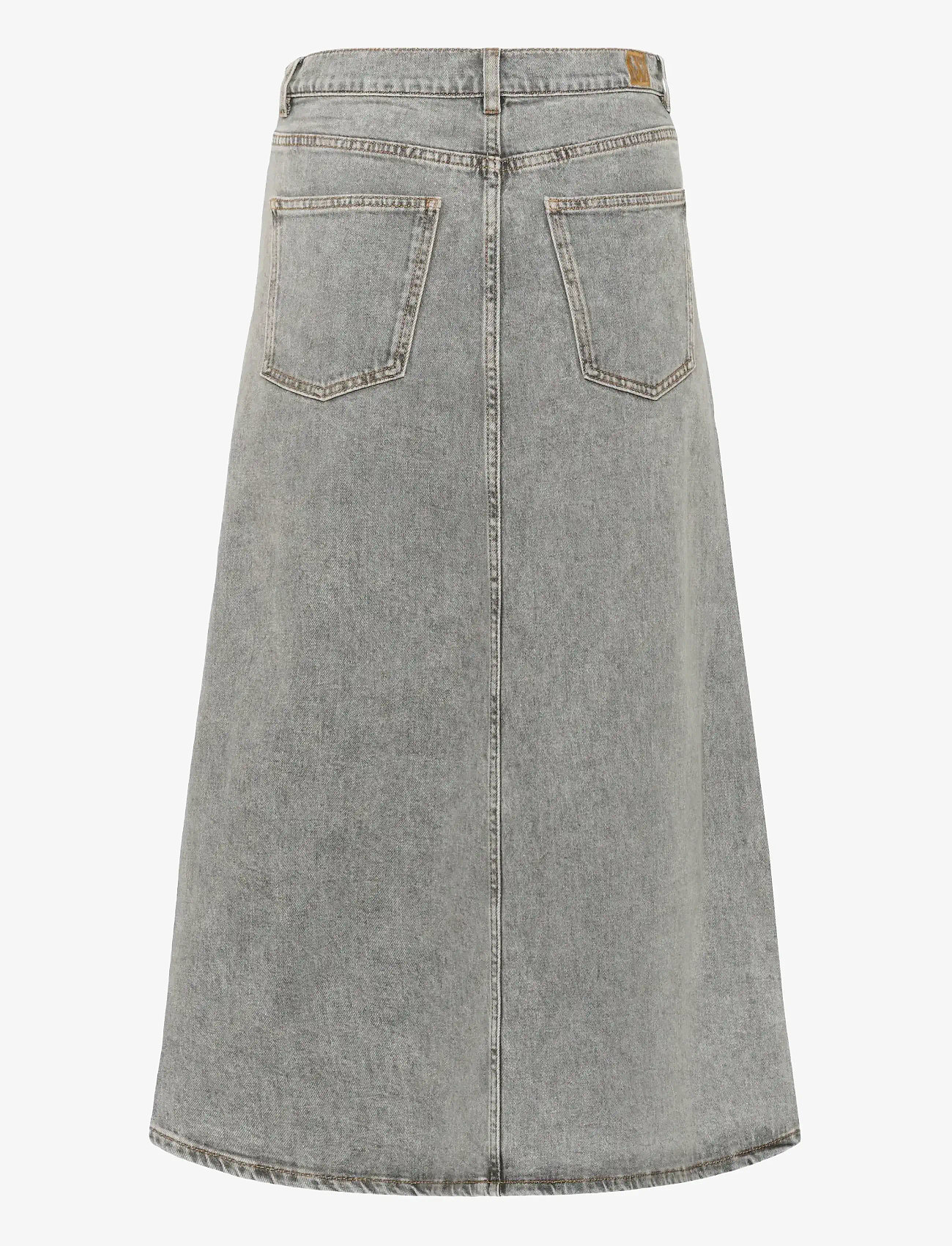 InWear - NanasIW Denim Skirt - džinsa svārki - lgt.grey wash denim - 2