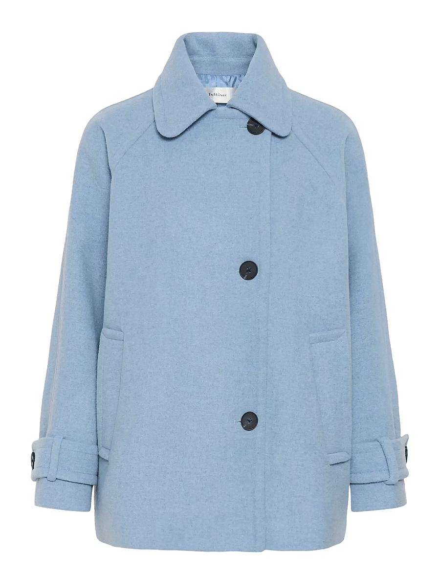InWear - ThoraIW Minona Coat R - vinterjakker - bel air blue - 1