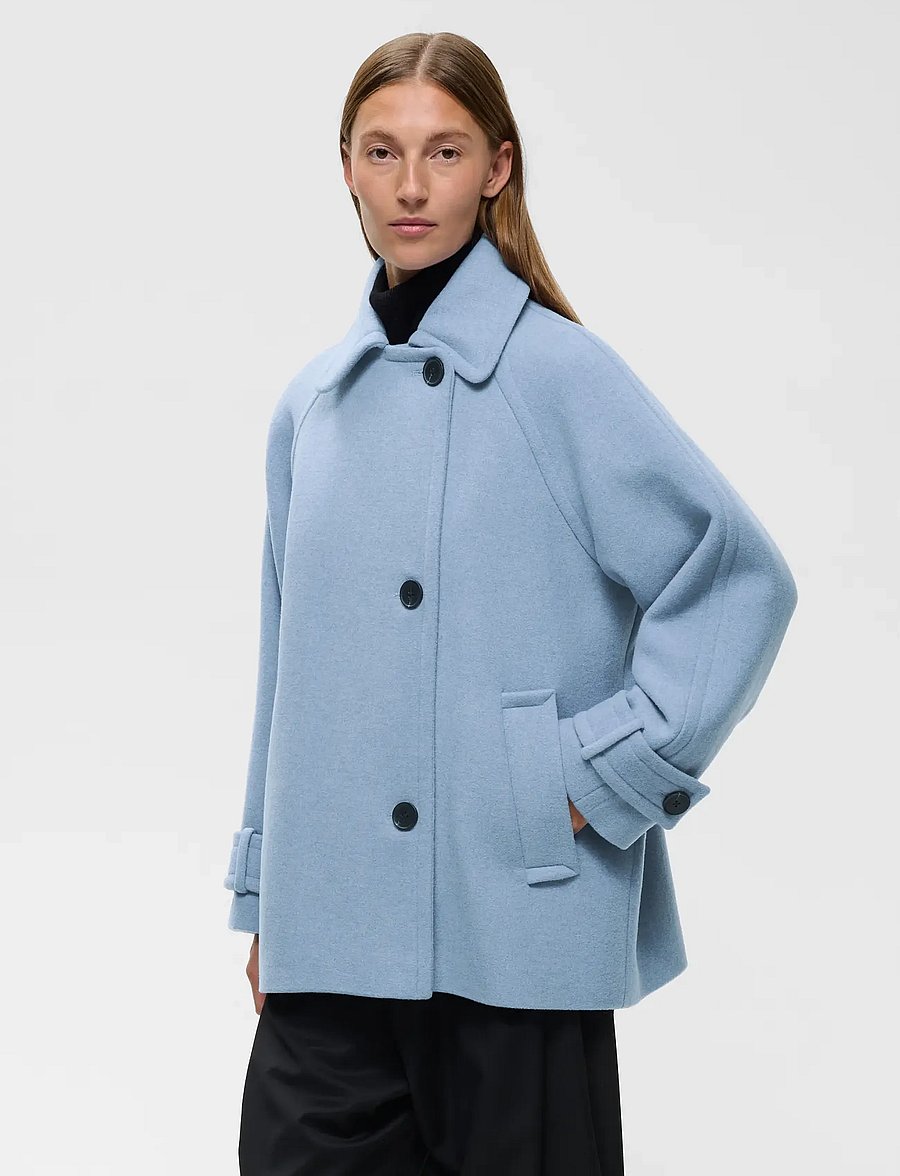 InWear - ThoraIW Minona Coat R - vinterjakker - bel air blue - 0