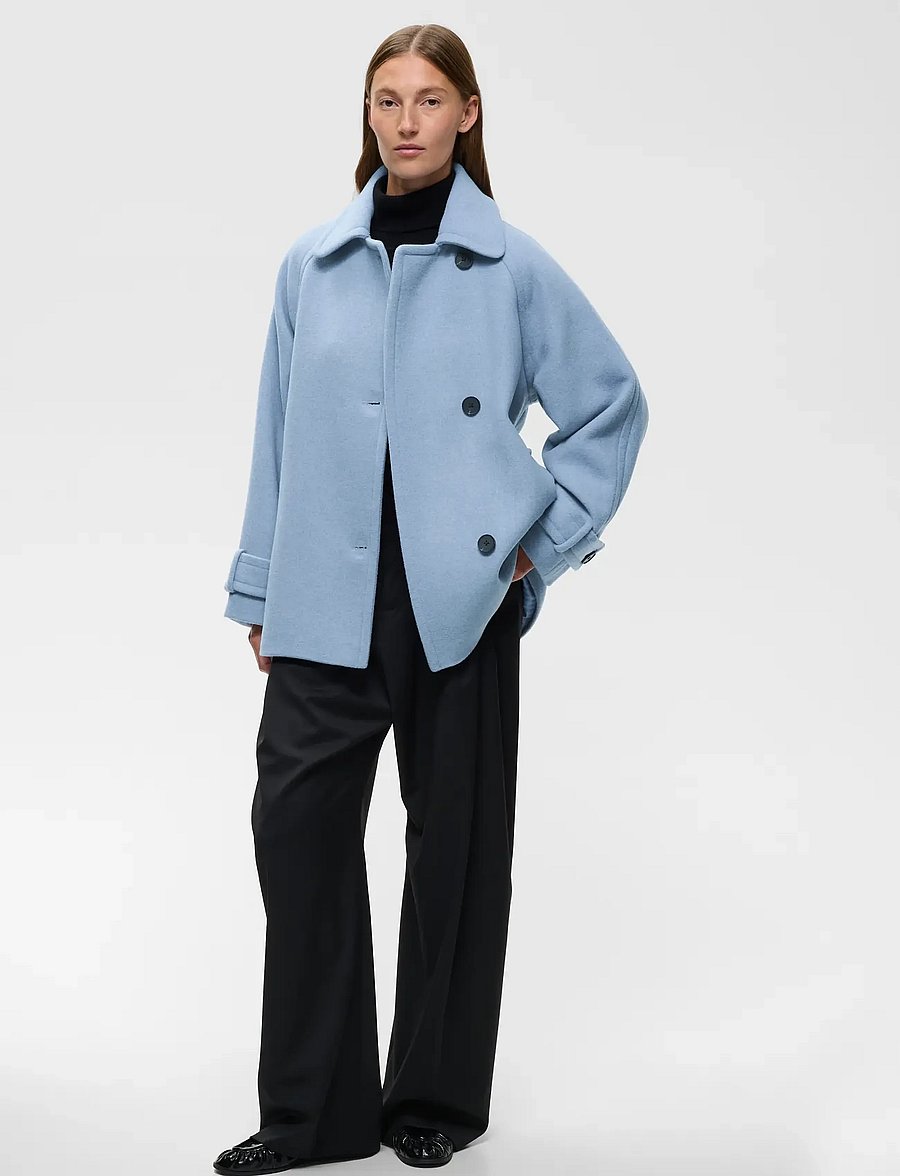 InWear - ThoraIW Minona Coat R - vinterjakker - bel air blue - 3