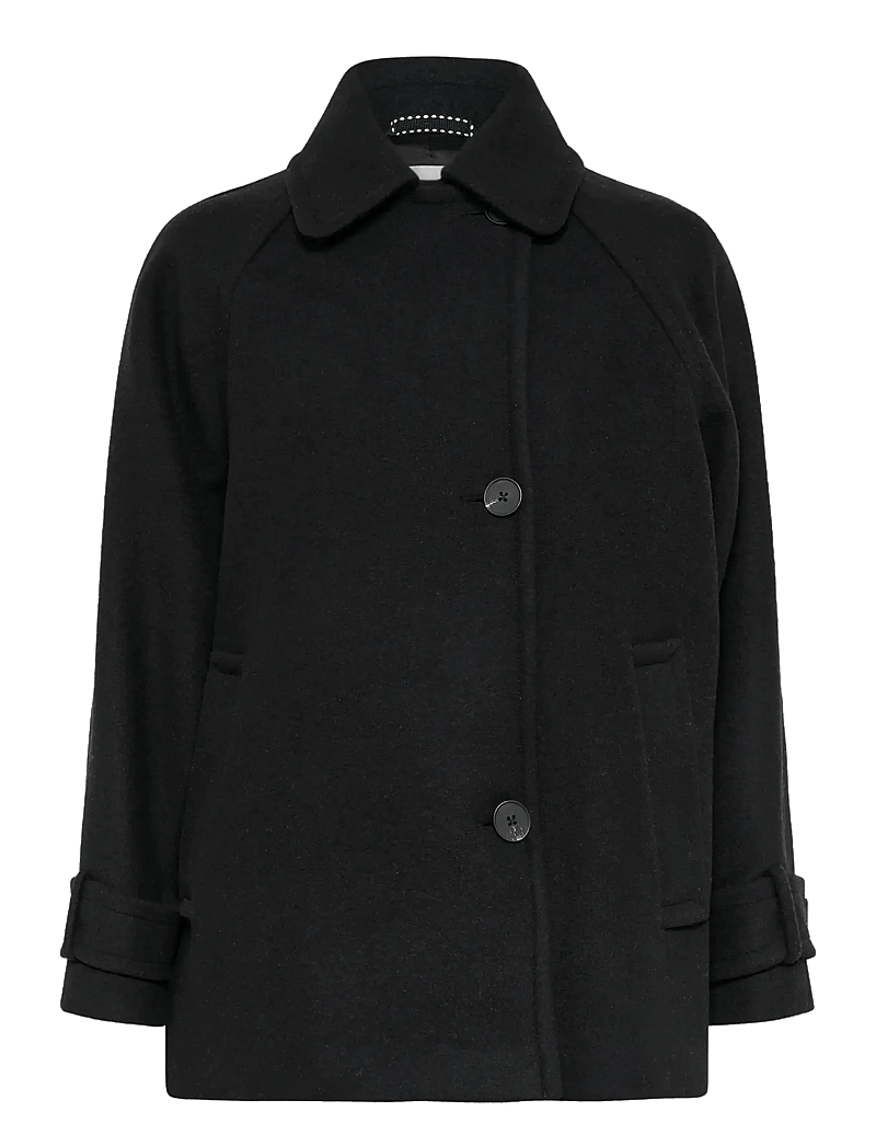 InWear - ThoraIW Minona Coat R - wollmäntel - black - 1