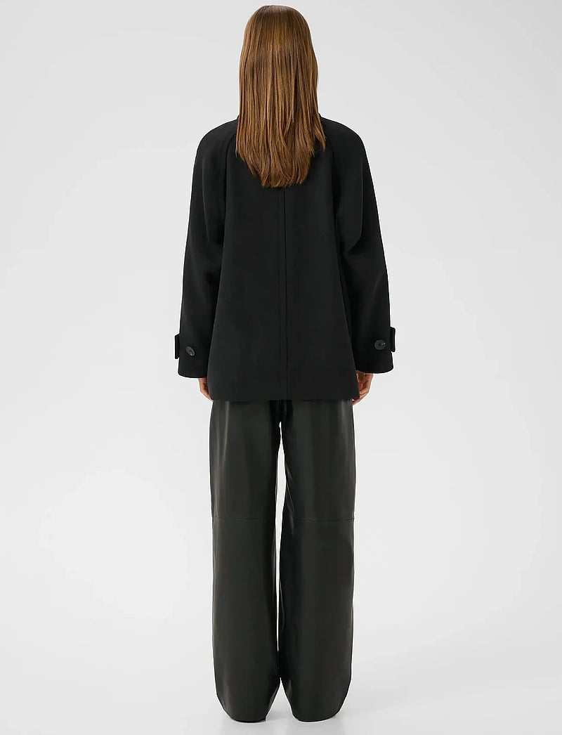 InWear - ThoraIW Minona Coat R - wollmäntel - black - 4