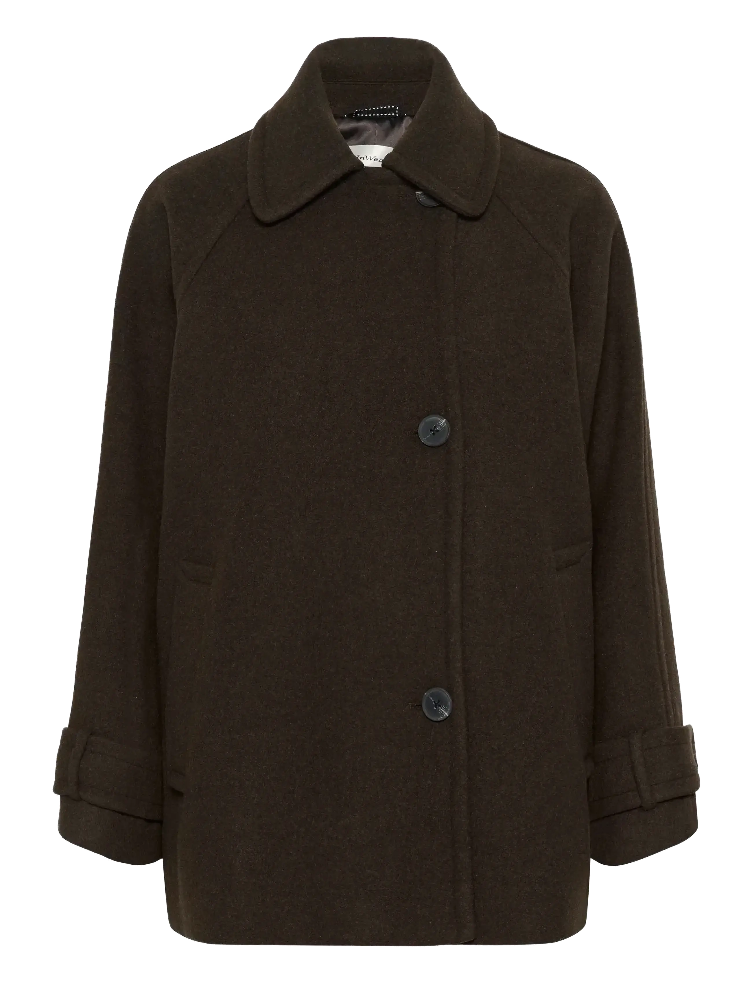 InWear ThoraIW Minona Coat R - Kläder - CHOCOLATE BROWN / brown