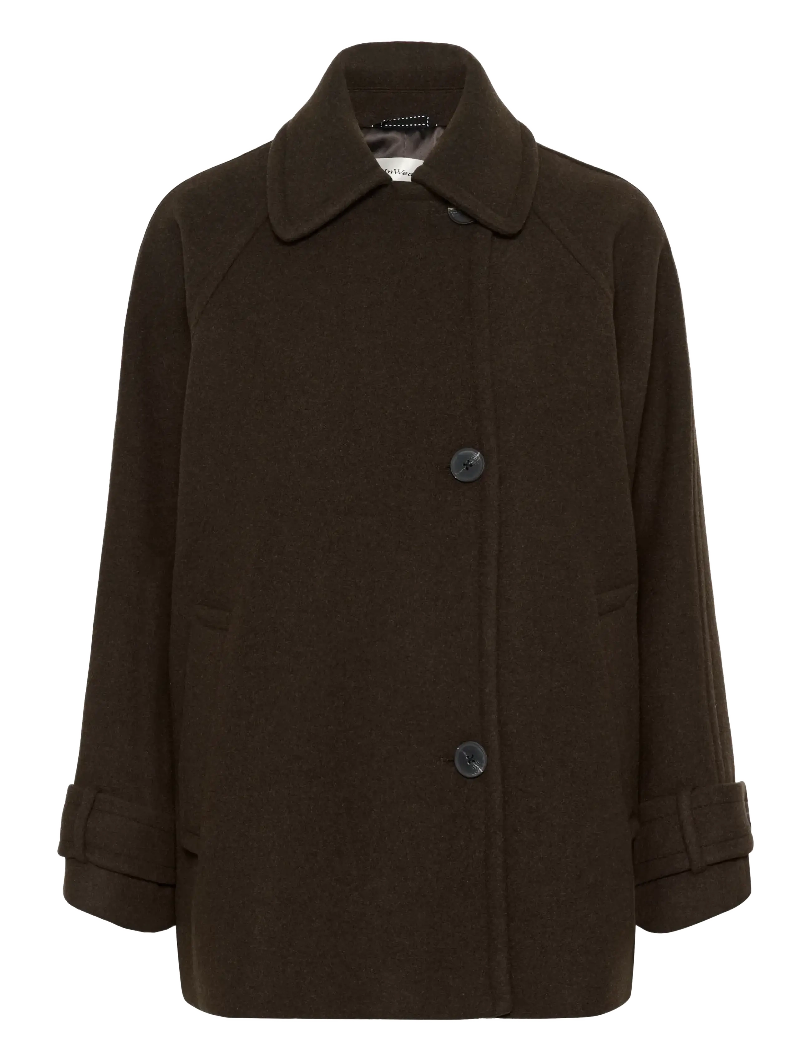 InWear - ThoraIW Minona Coat R - talvejoped - chocolate brown - 1