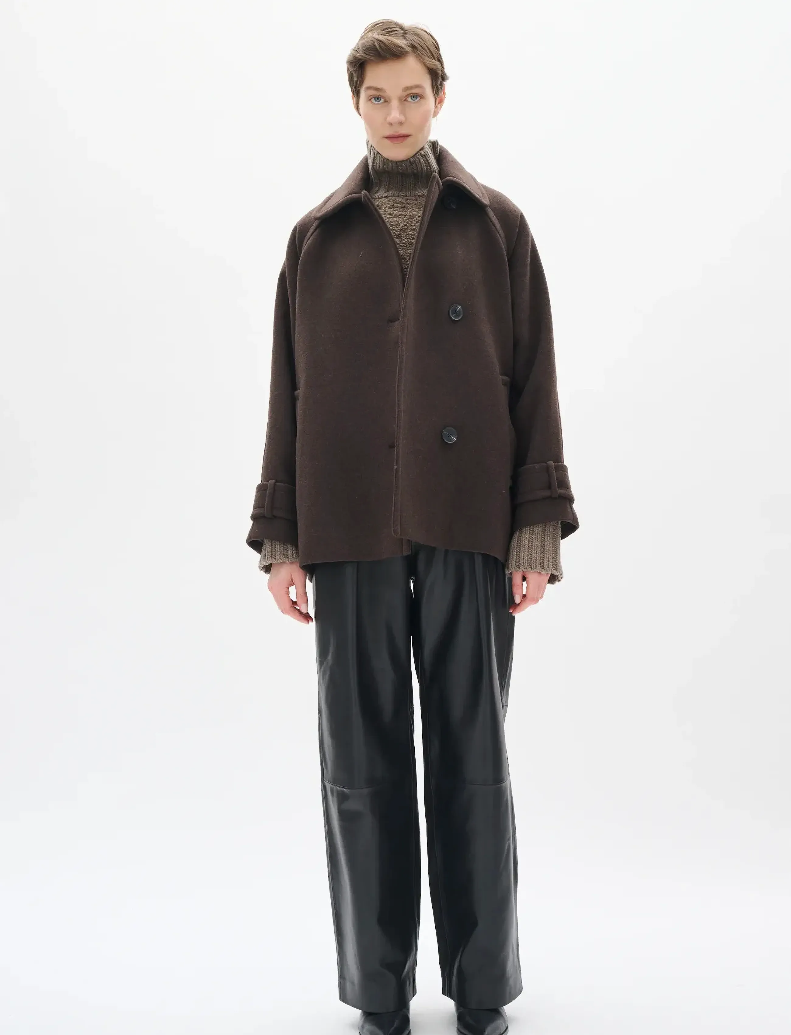 InWear - ThoraIW Minona Coat R - talvejoped - chocolate brown - 3