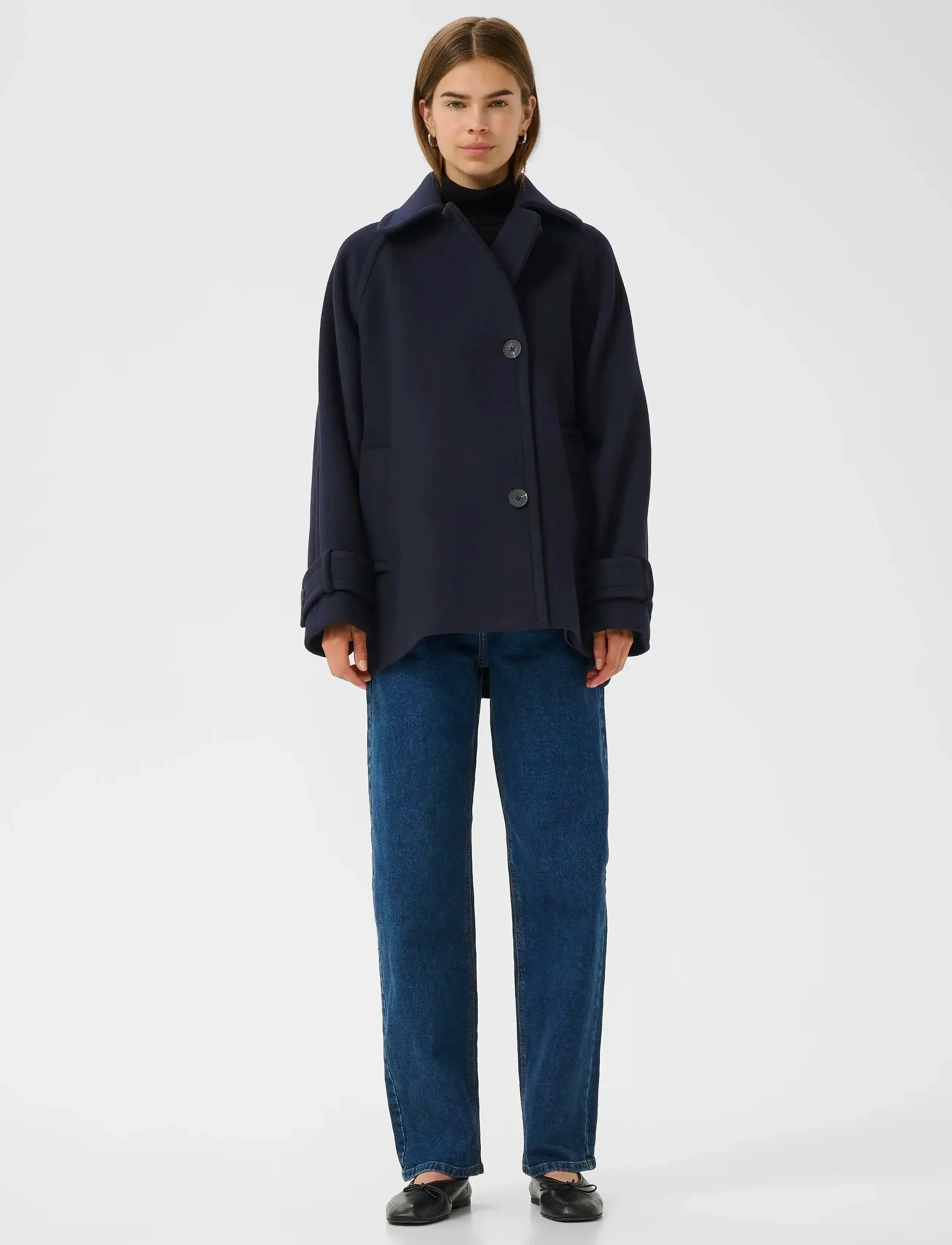 InWear - ThoraIW Minona Coat R - talvejoped - marine blue - 3