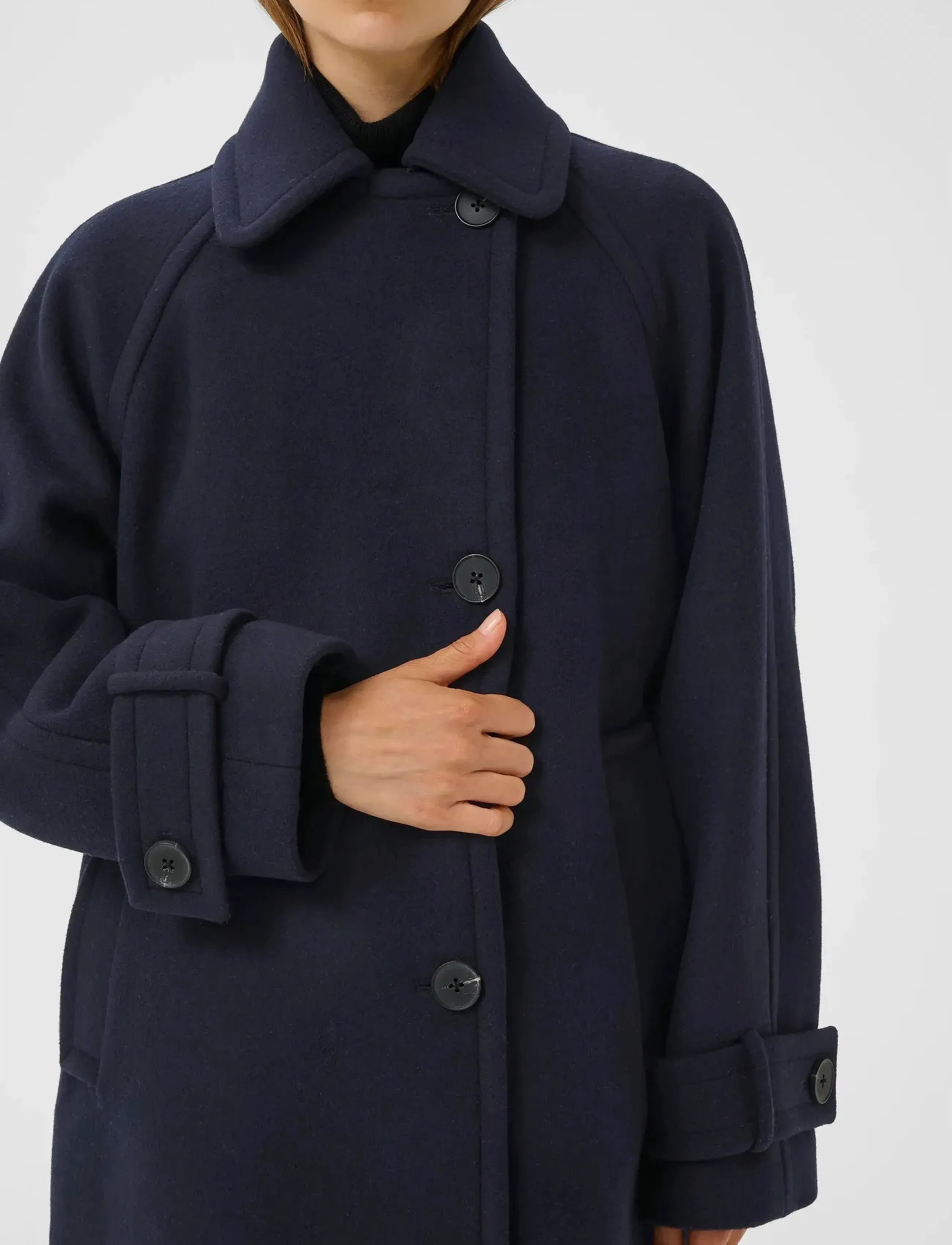 InWear - ThoraIW Minona Coat R - talvejoped - marine blue - 5