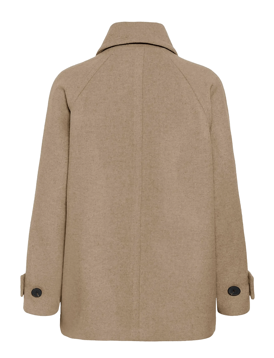 InWear - ThoraIW Minona Coat R - vinterjakker - sandy grey melange - 2
