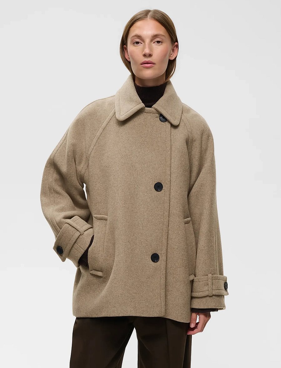 InWear - ThoraIW Minona Coat R - winterjacken - sandy grey melange - 0