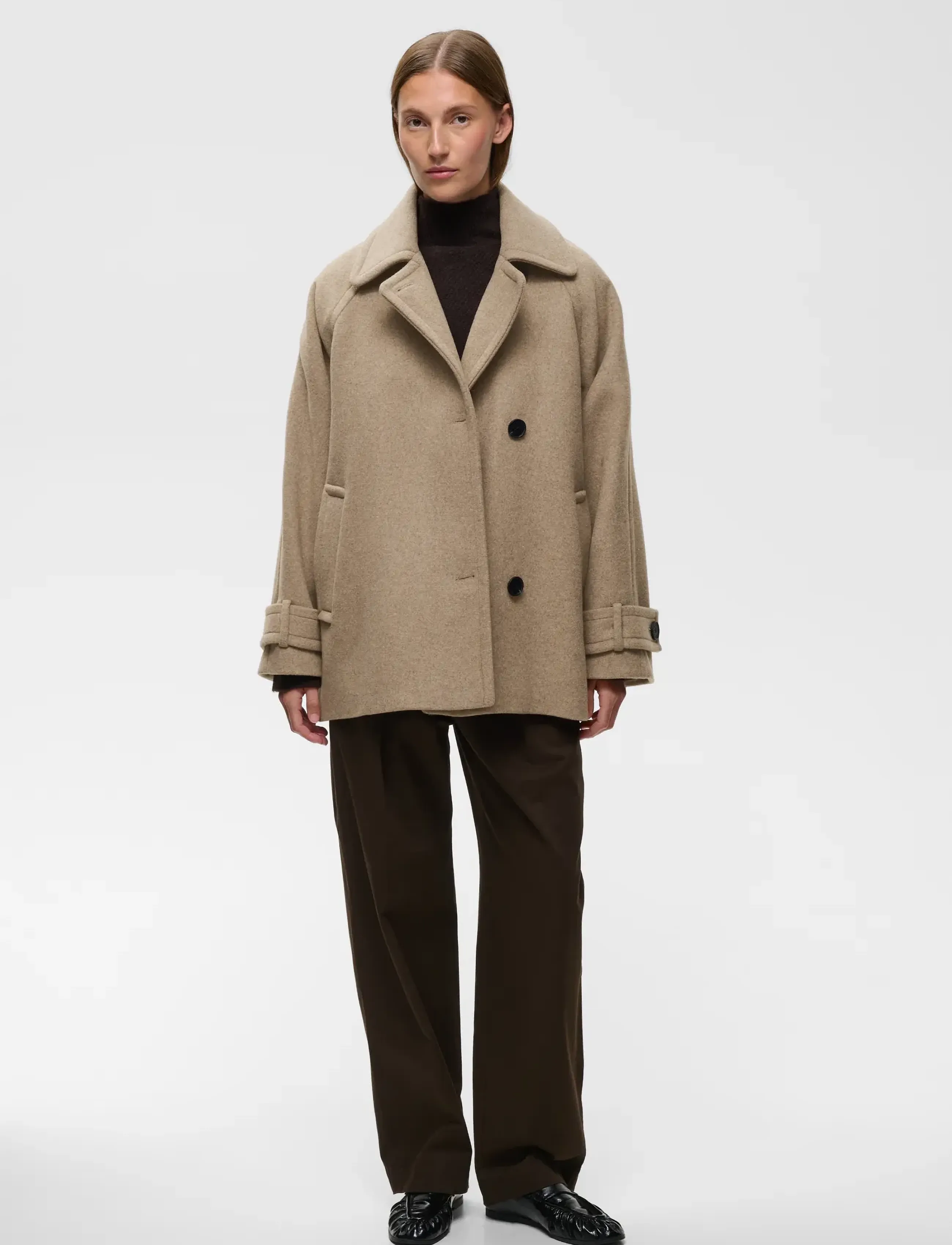 InWear - ThoraIW Minona Coat R - winterjacken - sandy grey melange - 3