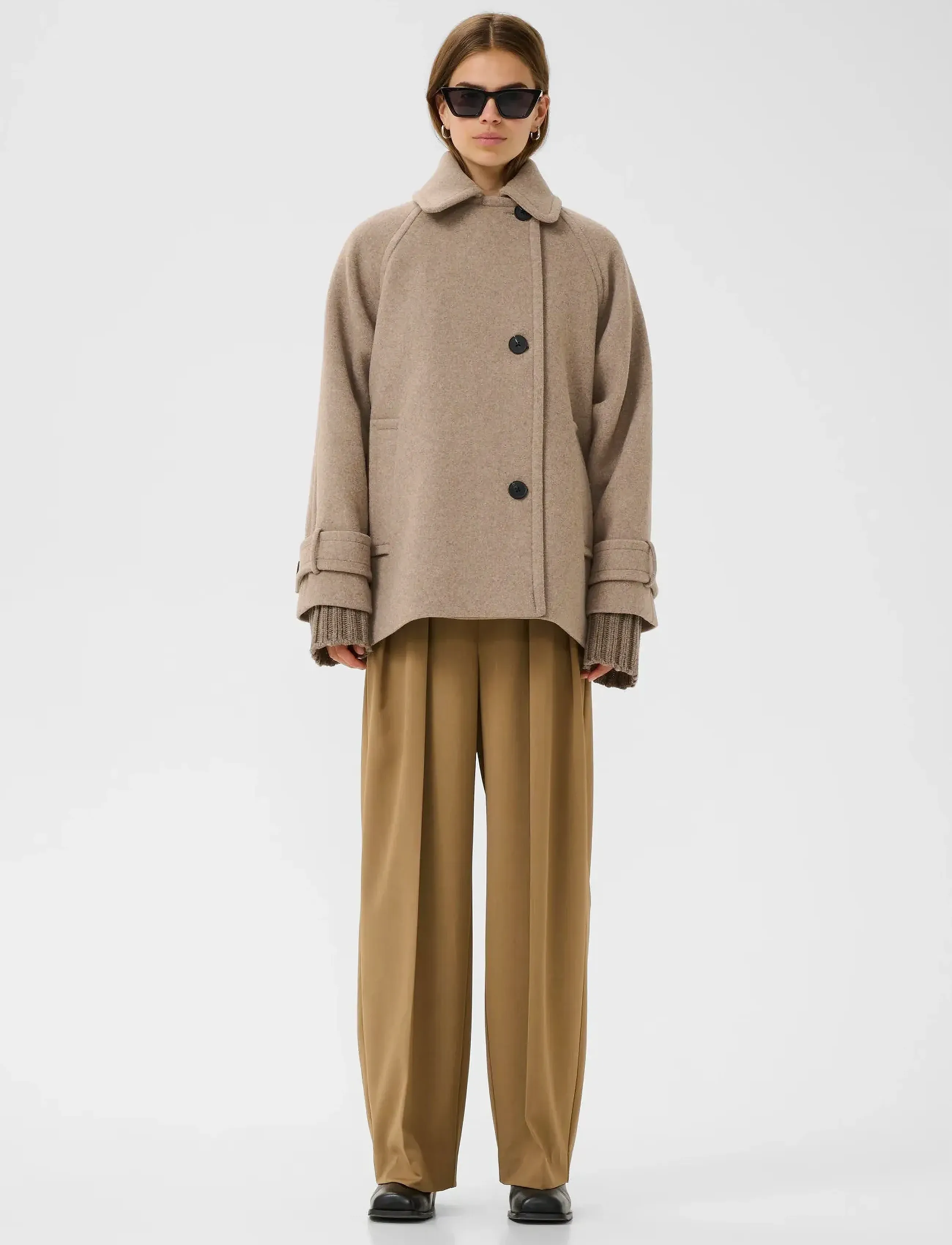 InWear - ThoraIW Minona Coat R - Úlpur - sandy grey melange - 3