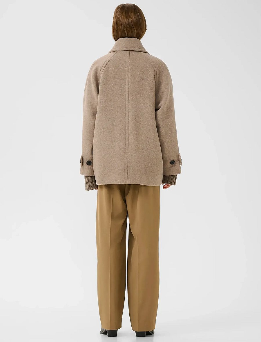 InWear - ThoraIW Minona Coat R - vinterjakker - sandy grey melange - 4
