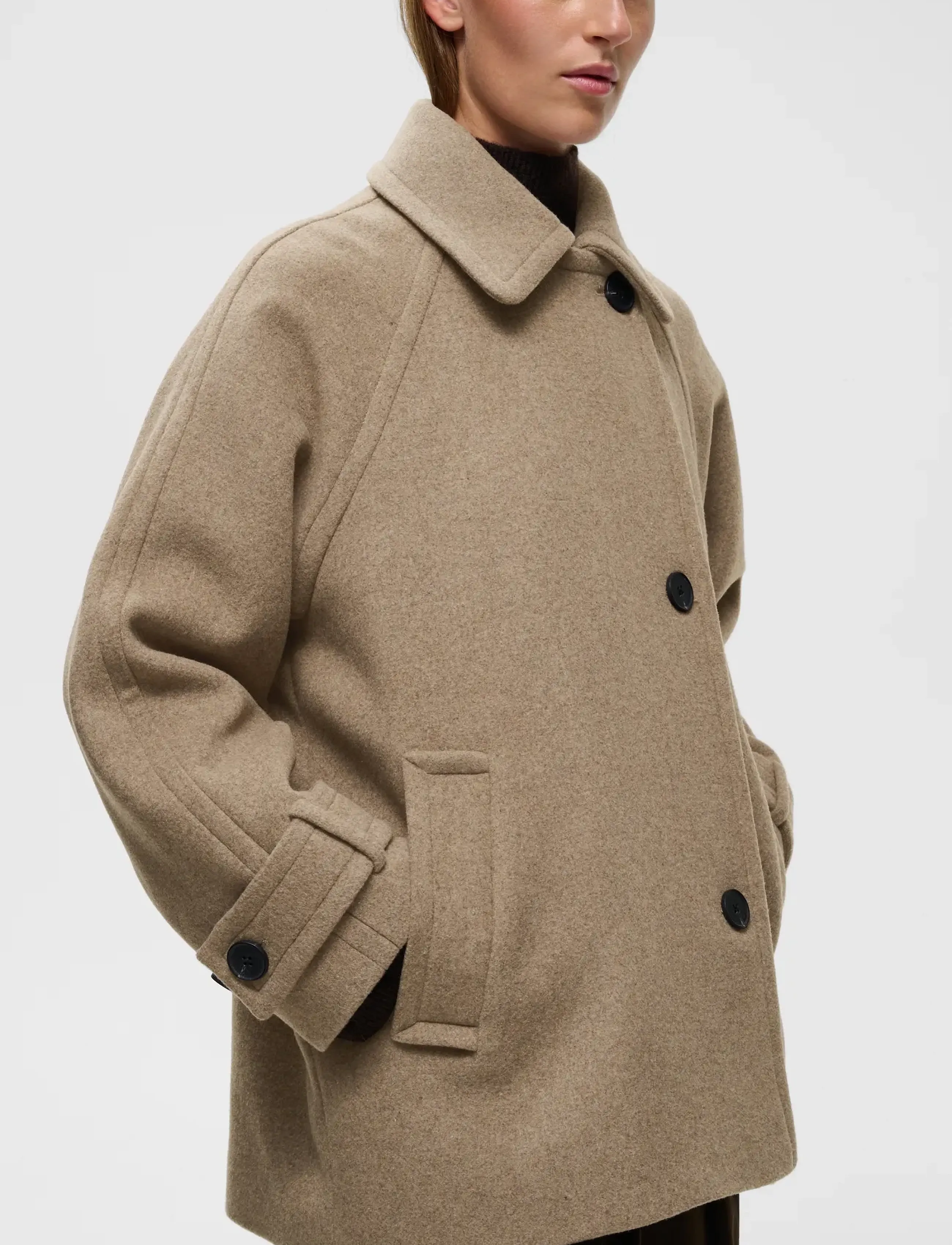 InWear - ThoraIW Minona Coat R - winterjacken - sandy grey melange - 5
