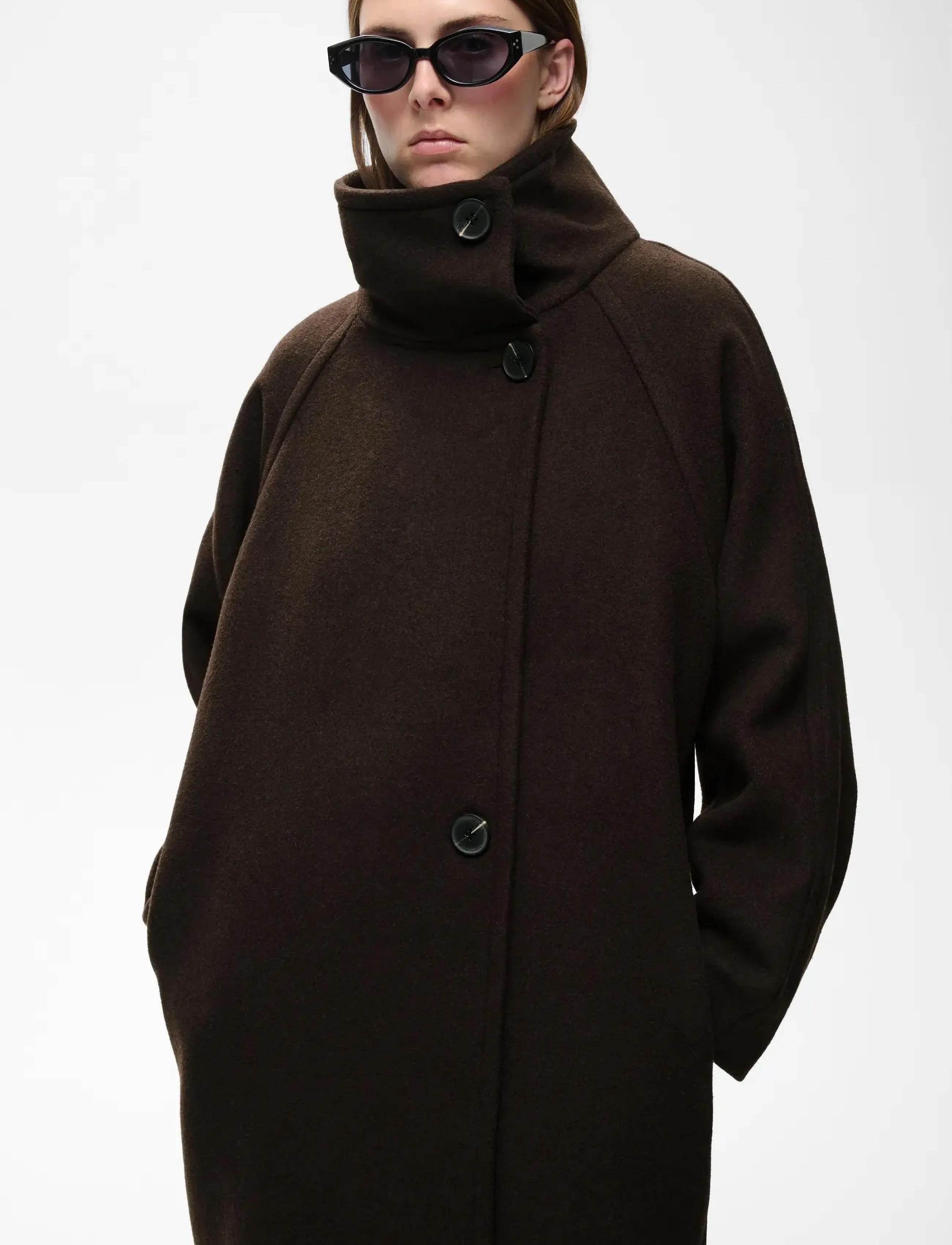 InWear - ThoraIW Collar Coat R - winterjacken - chocolate brown - 4