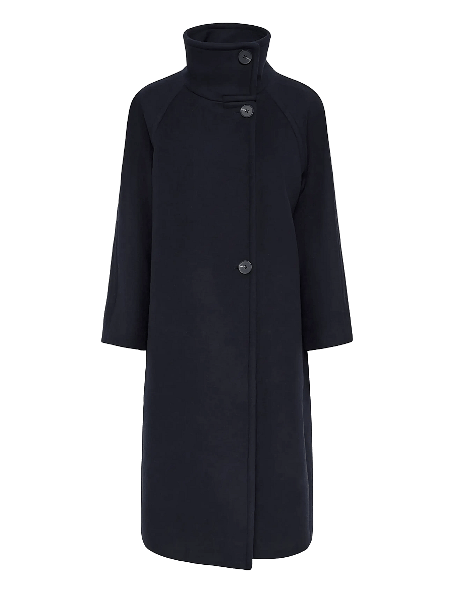 InWear - ThoraIW Collar Coat R - vinterjakker - marine blue - 1